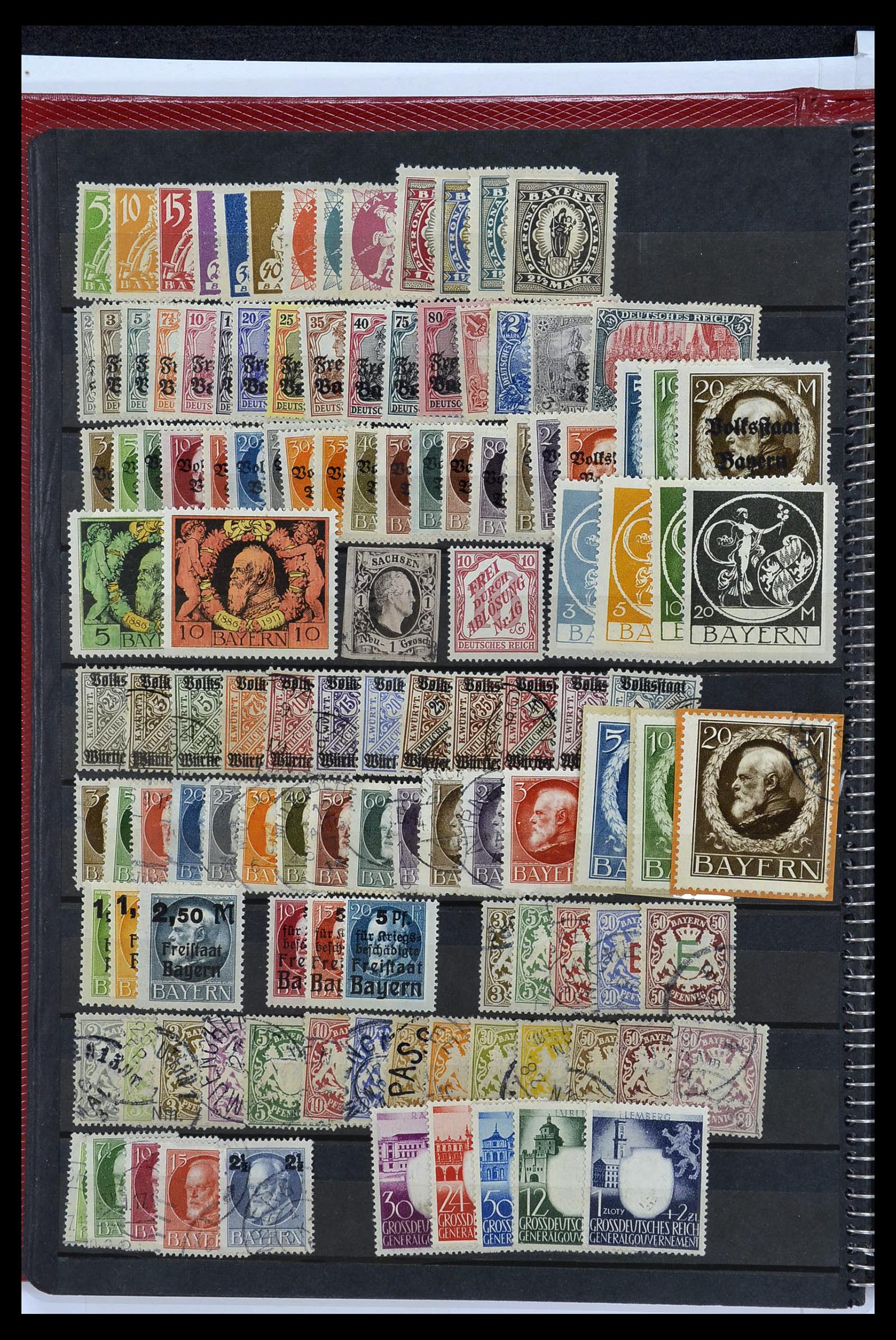 34169 008 - Postzegelverzameling 34169 Duitsland 1880-1955.