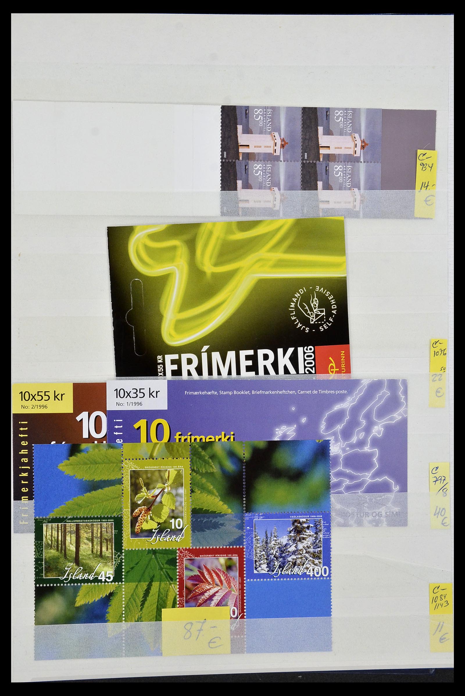 34171 008 - Postzegelverzameling 34171 IJsland 1960-2005.