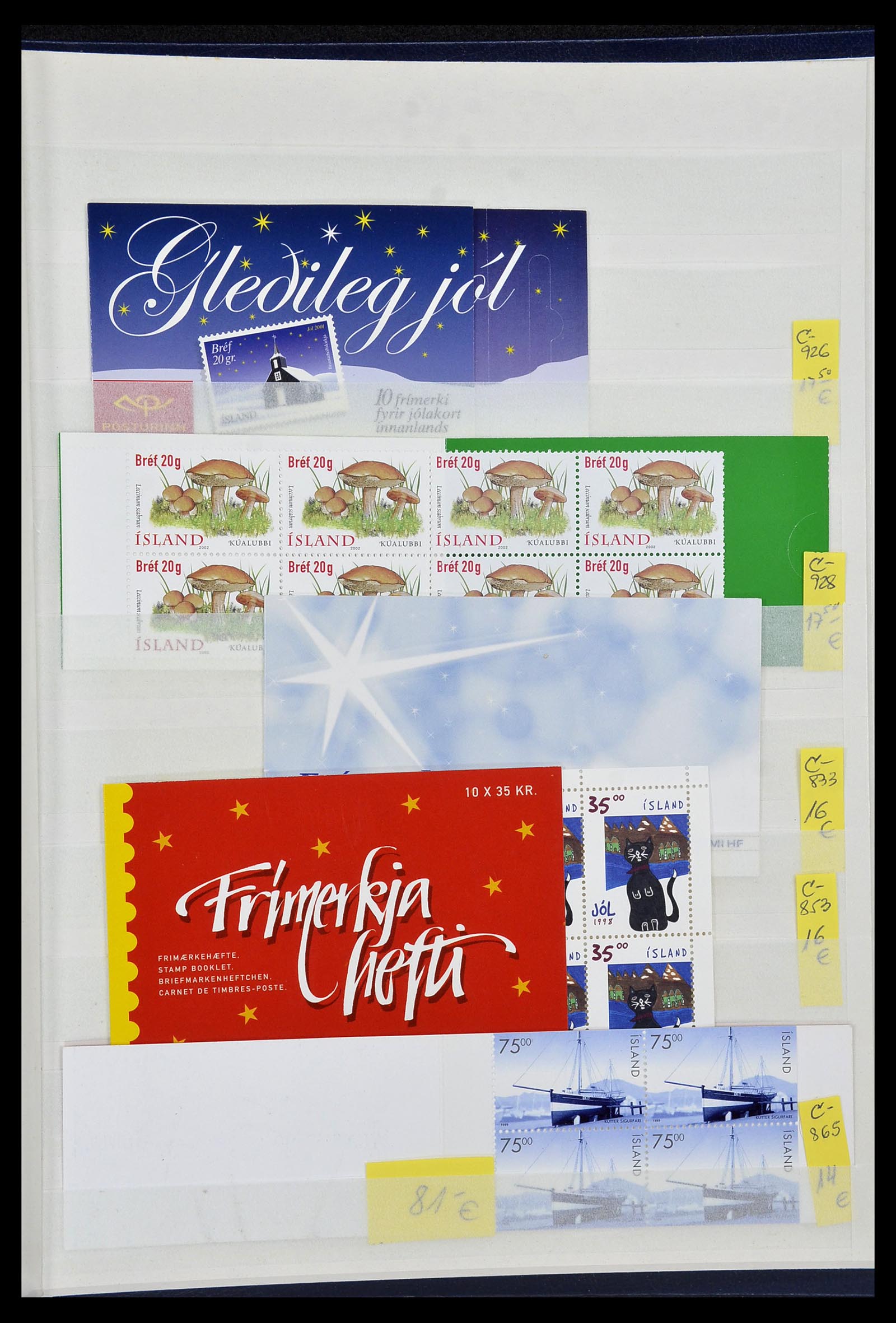 34171 009 - Postzegelverzameling 34171 IJsland 1960-2005.
