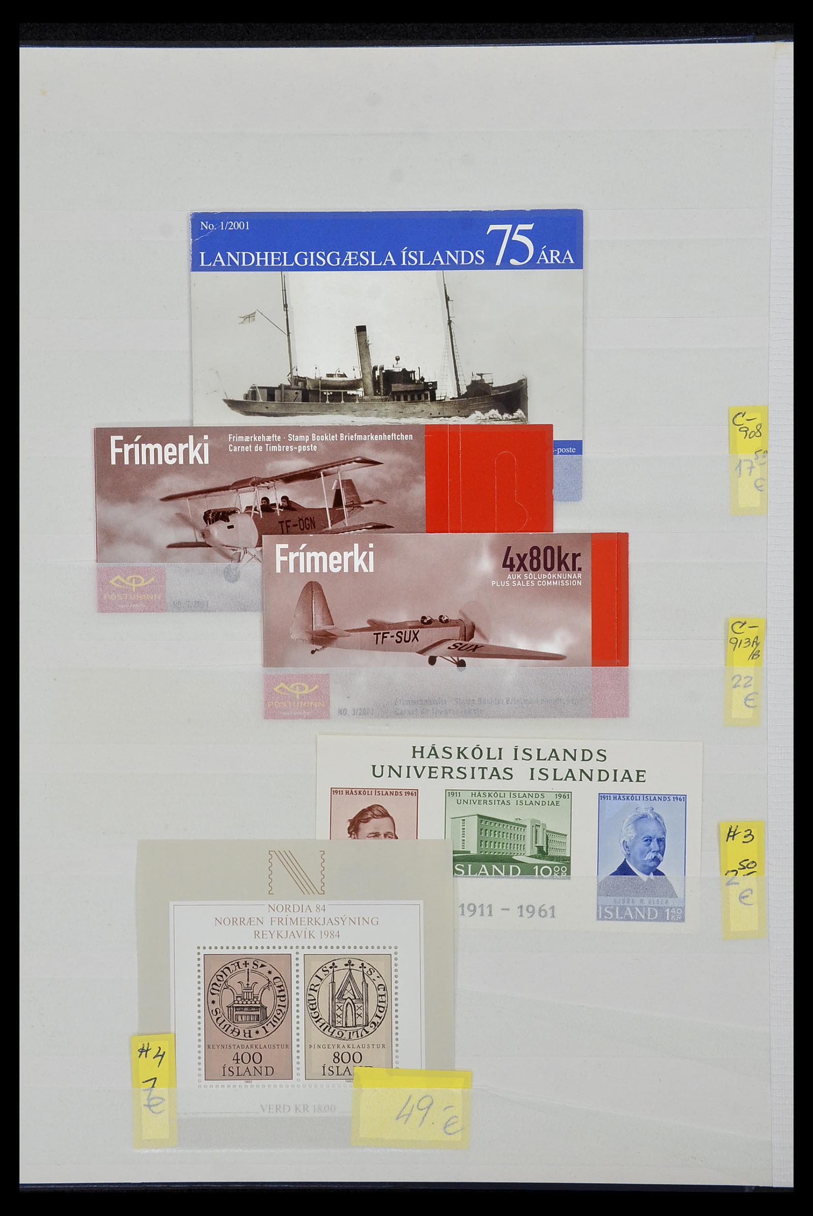 34171 010 - Postzegelverzameling 34171 IJsland 1960-2005.