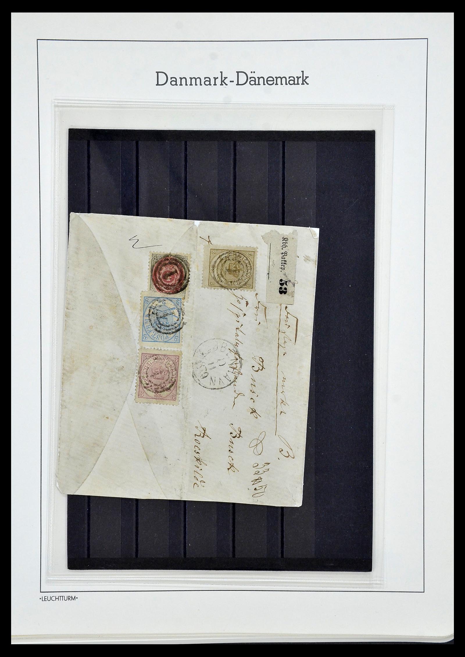 34173 001 - Postzegelverzameling 34173 Denemarken 1863-1941.