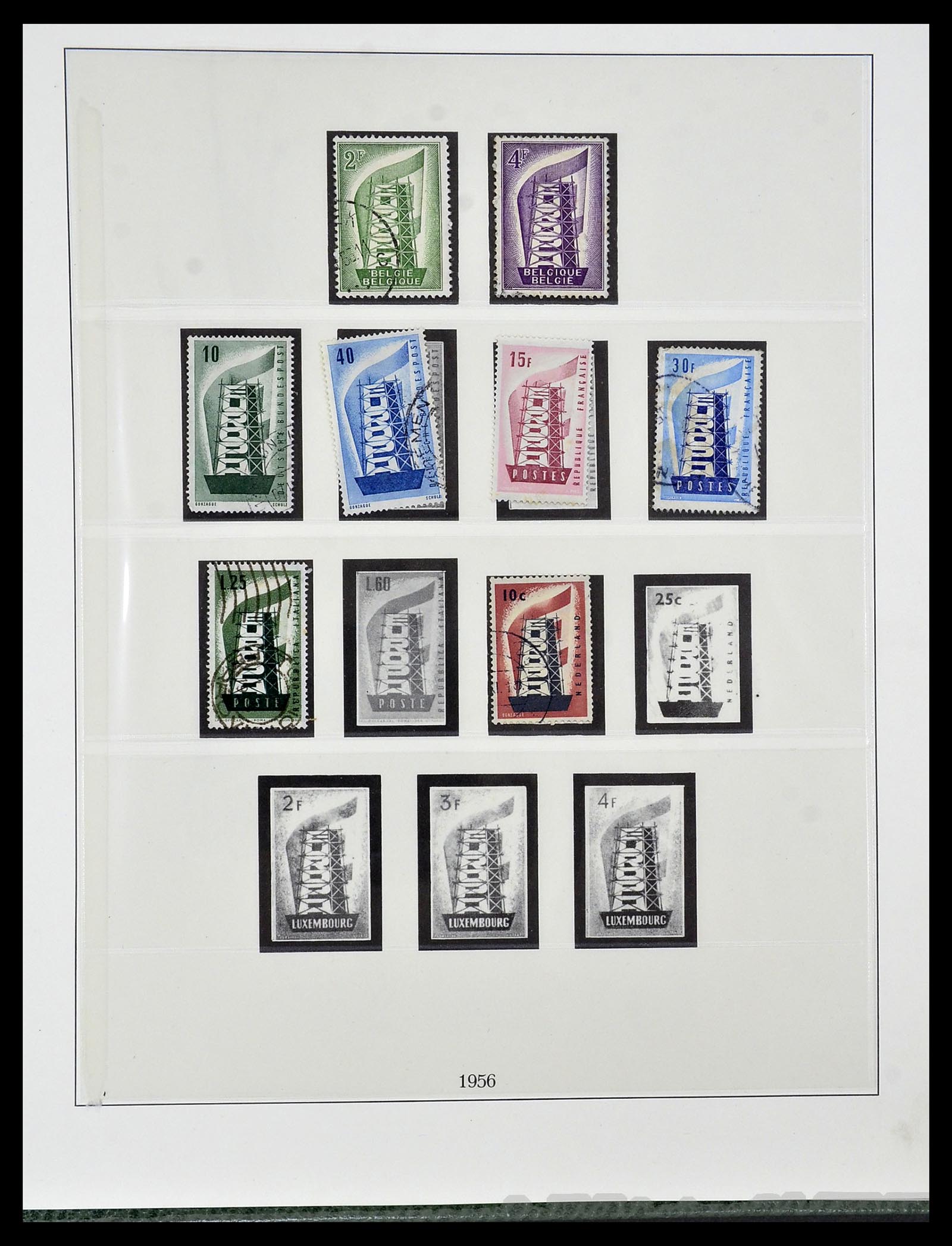 34174 001 - Postzegelverzameling 34174 Europa CEPT 1956-1999.