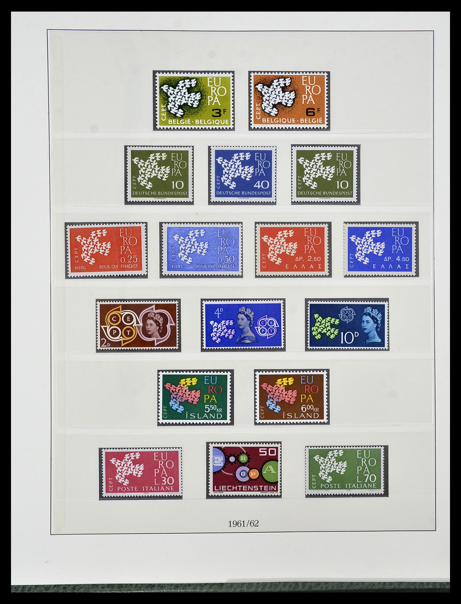 34174 008 - Postzegelverzameling 34174 Europa CEPT 1956-1999.