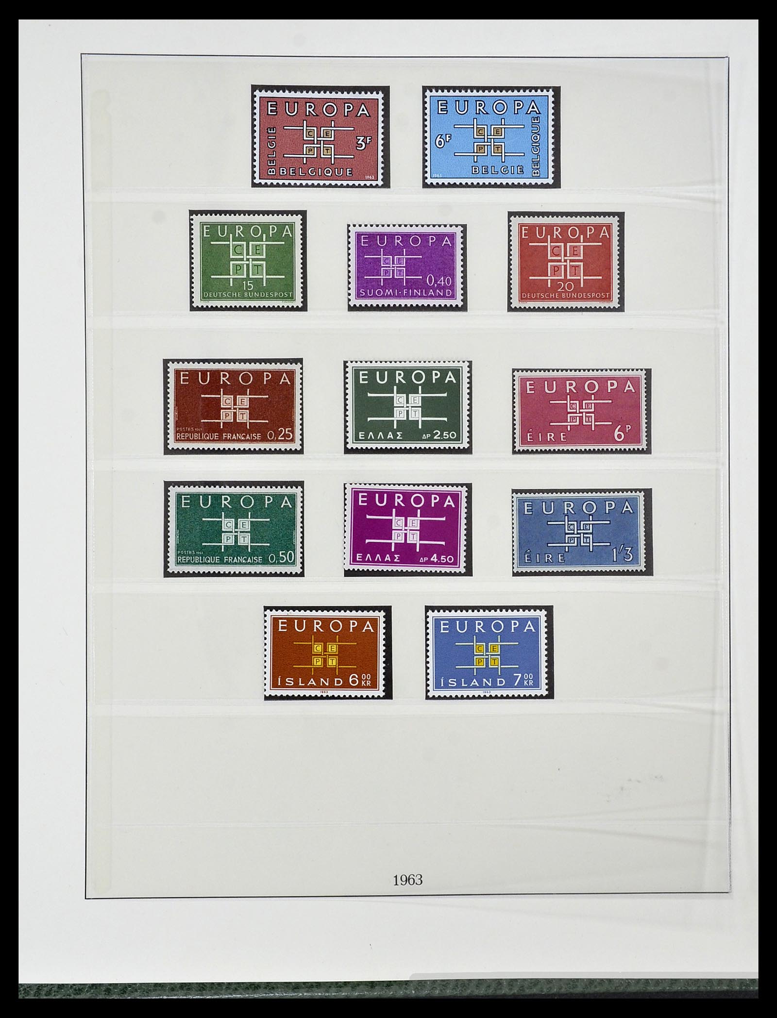 34174 013 - Postzegelverzameling 34174 Europa CEPT 1956-1999.