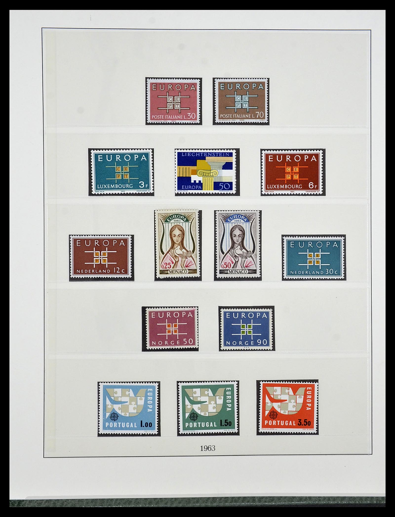 34174 014 - Postzegelverzameling 34174 Europa CEPT 1956-1999.