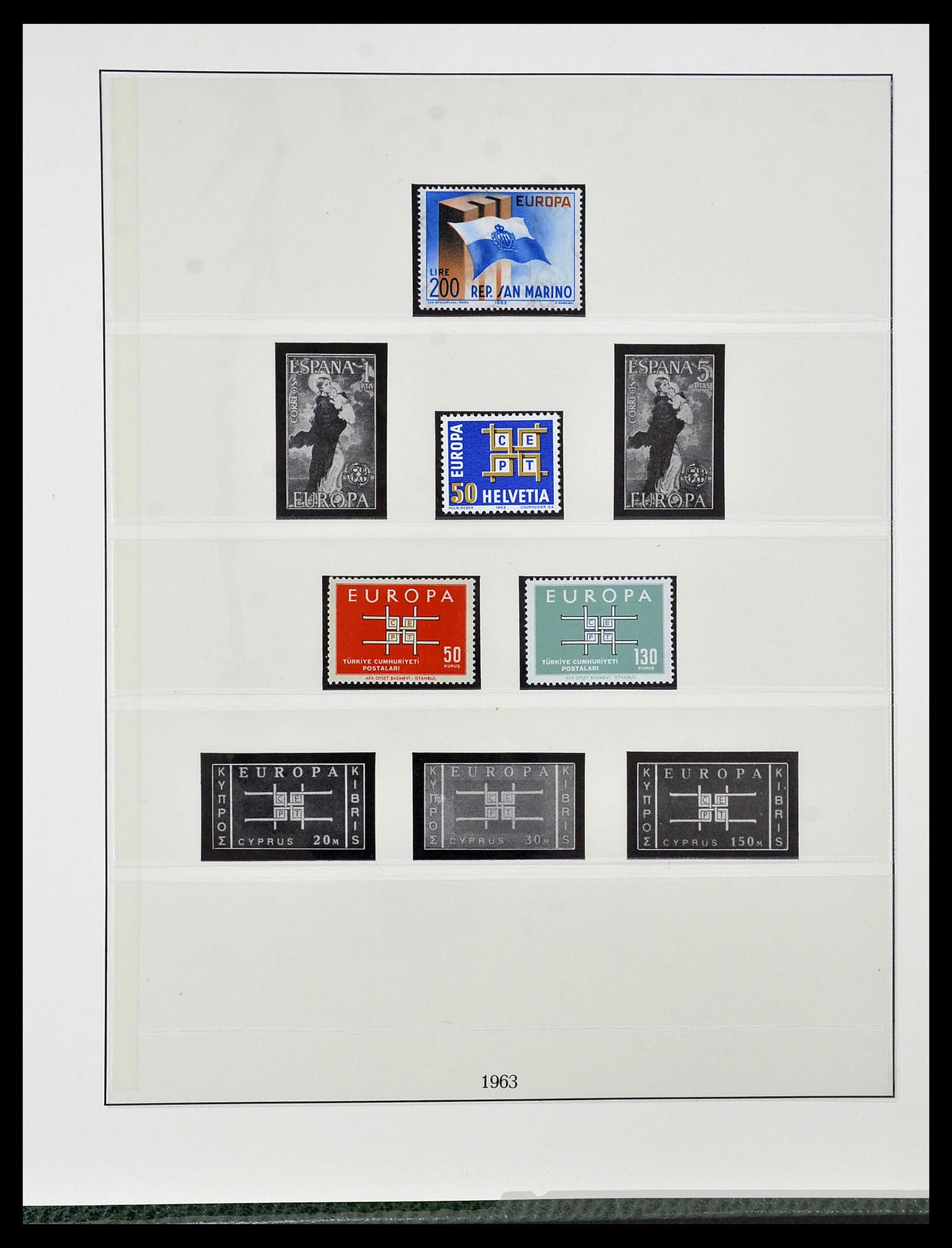 34174 015 - Postzegelverzameling 34174 Europa CEPT 1956-1999.