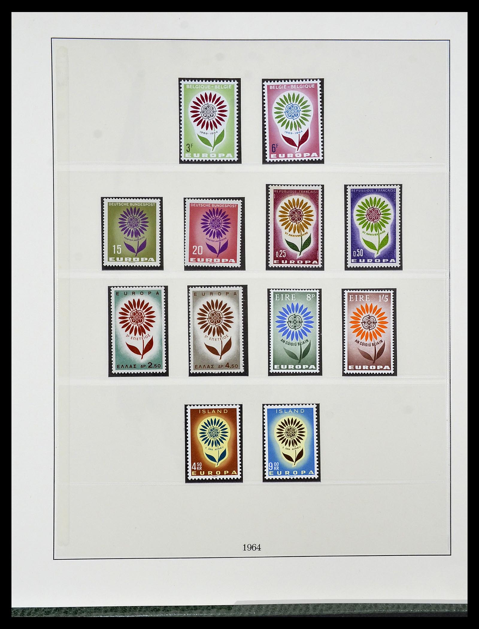 34174 016 - Postzegelverzameling 34174 Europa CEPT 1956-1999.