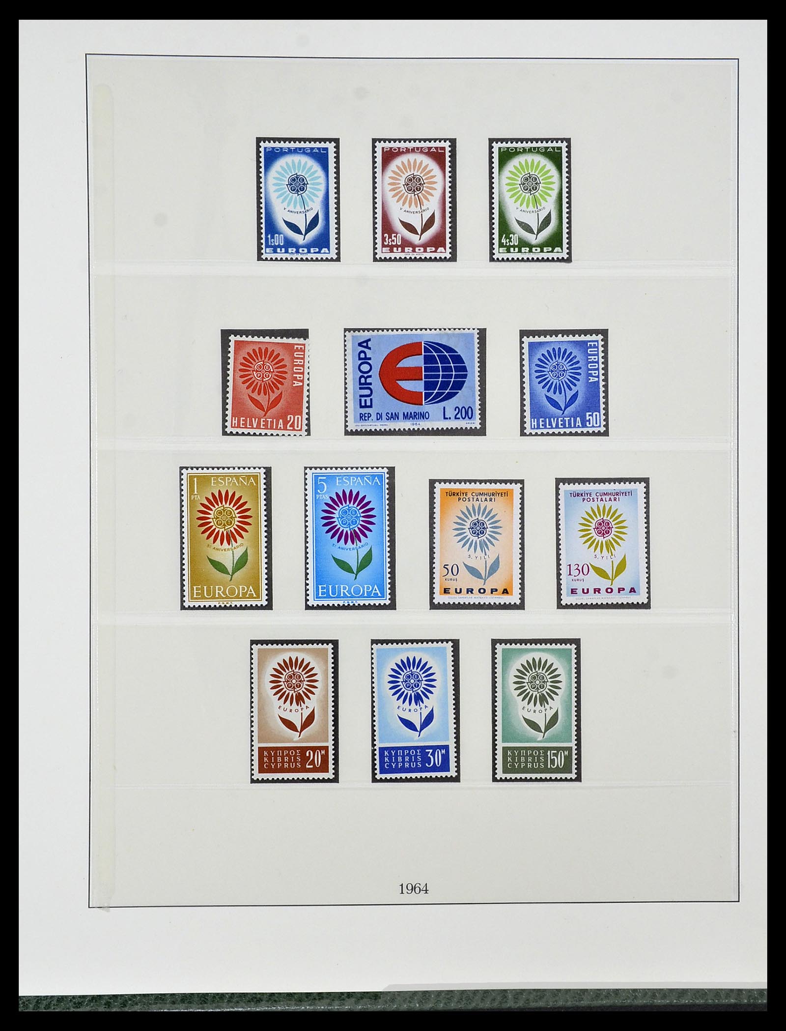 34174 018 - Postzegelverzameling 34174 Europa CEPT 1956-1999.