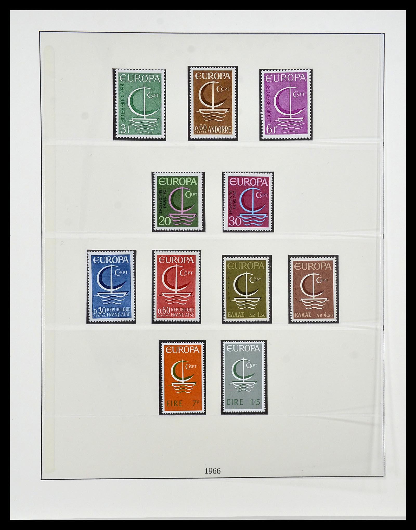 34174 022 - Postzegelverzameling 34174 Europa CEPT 1956-1999.
