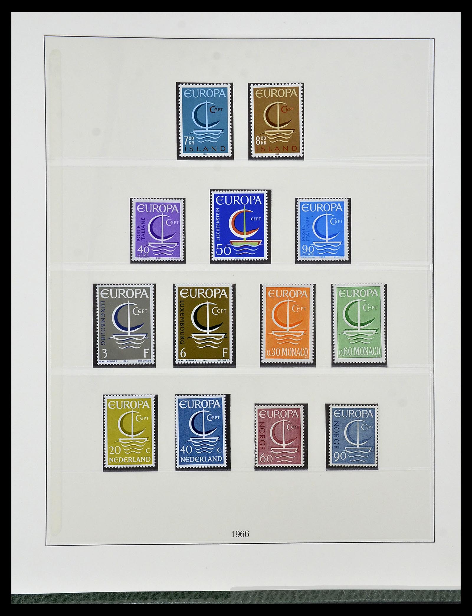 34174 023 - Postzegelverzameling 34174 Europa CEPT 1956-1999.