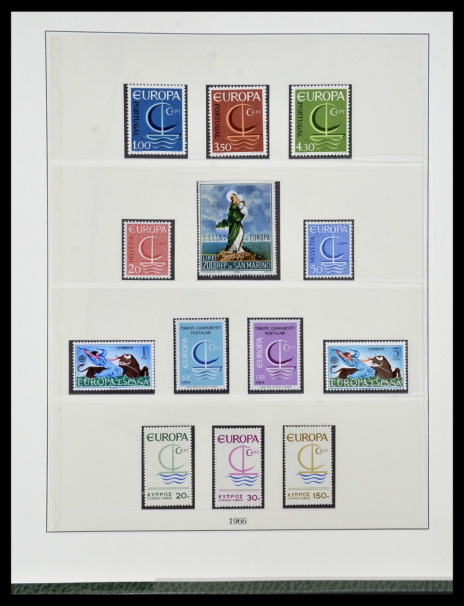 34174 024 - Postzegelverzameling 34174 Europa CEPT 1956-1999.