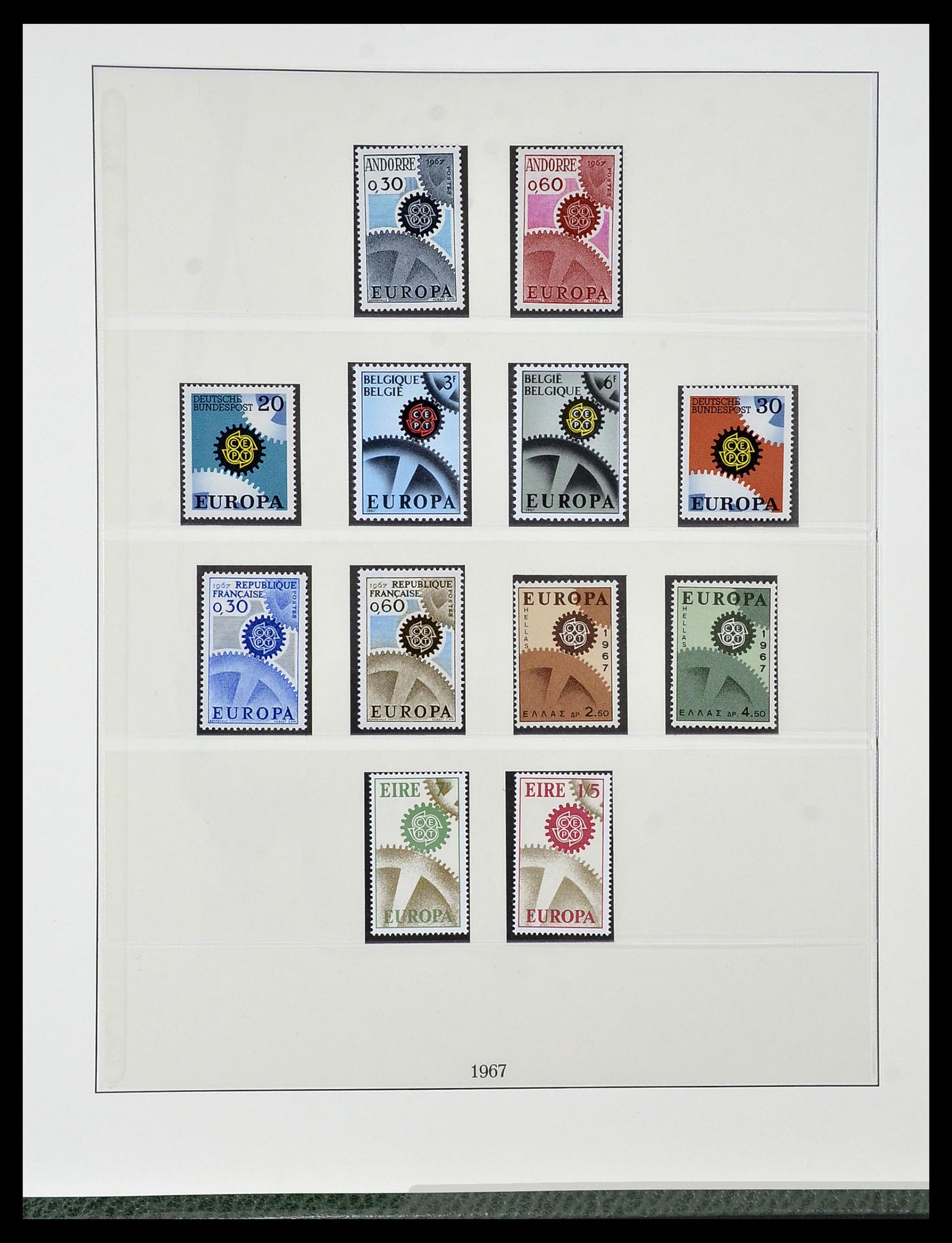 34174 025 - Postzegelverzameling 34174 Europa CEPT 1956-1999.