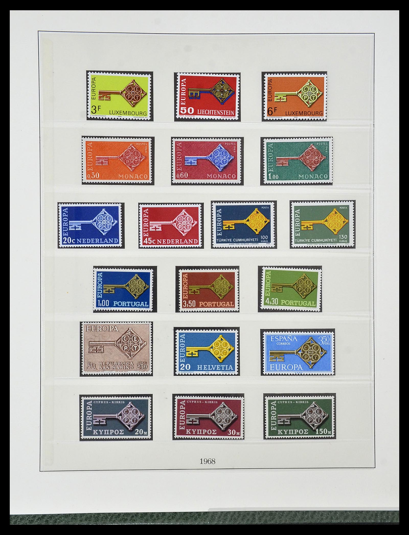 34174 029 - Postzegelverzameling 34174 Europa CEPT 1956-1999.