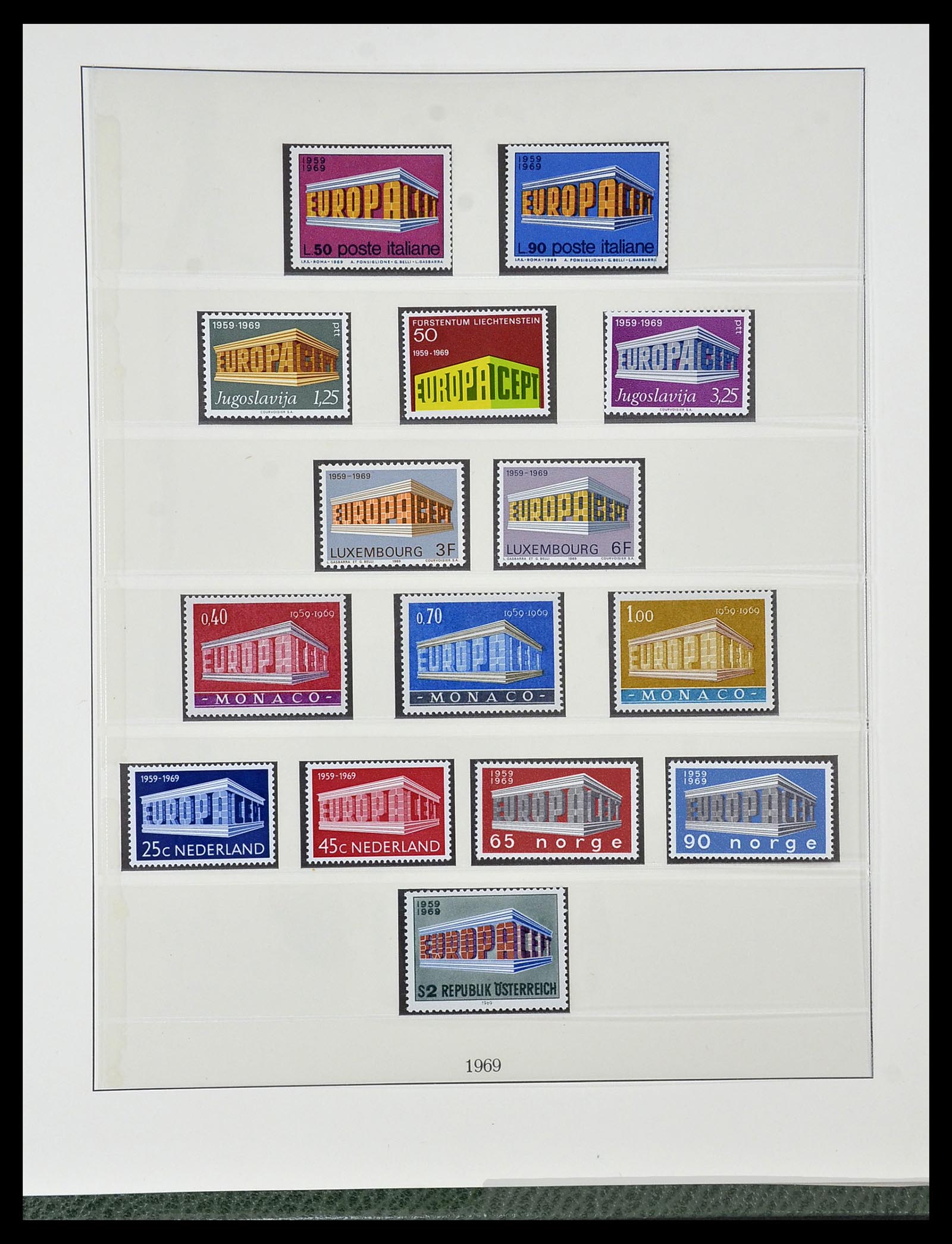 34174 031 - Postzegelverzameling 34174 Europa CEPT 1956-1999.