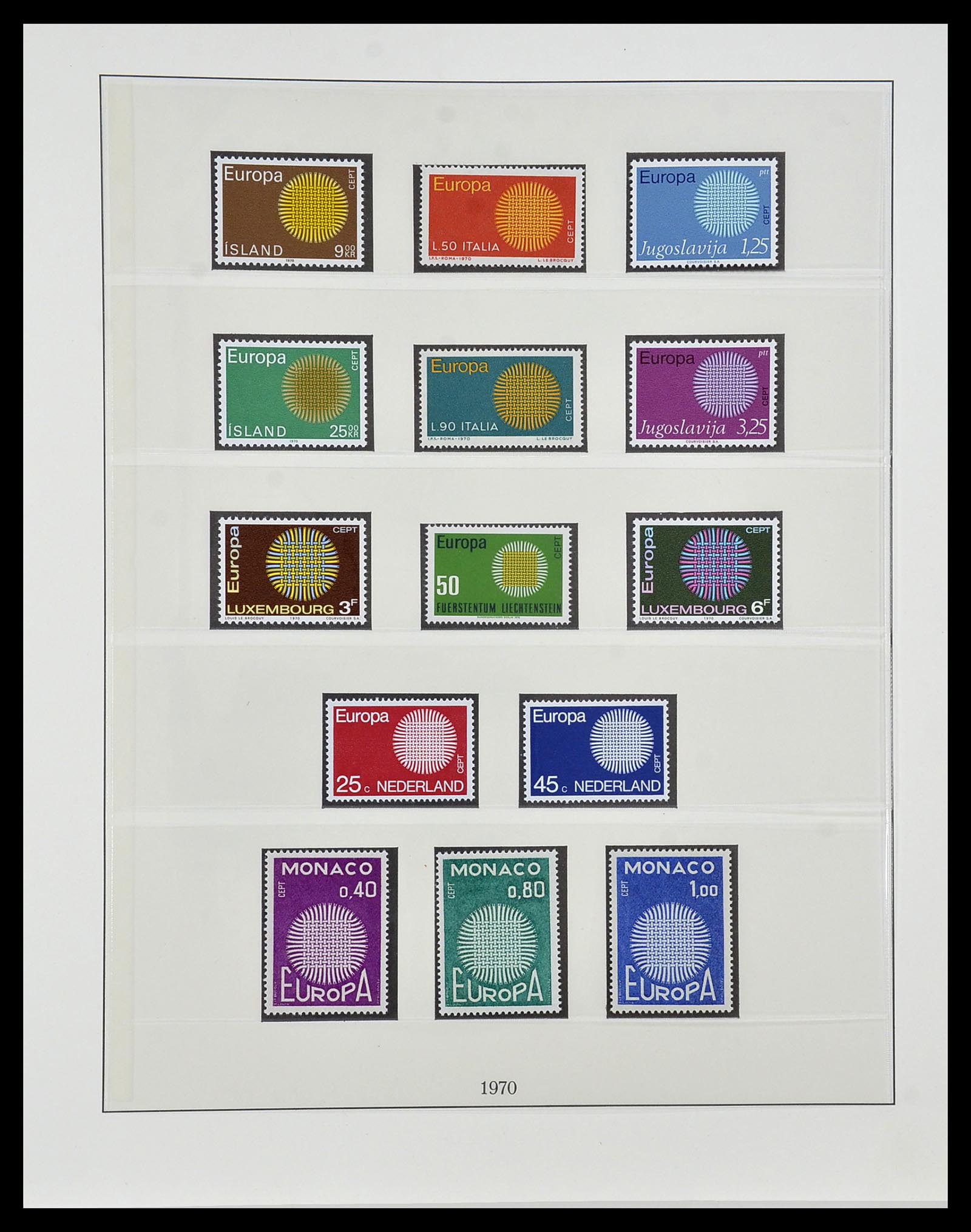34174 034 - Postzegelverzameling 34174 Europa CEPT 1956-1999.