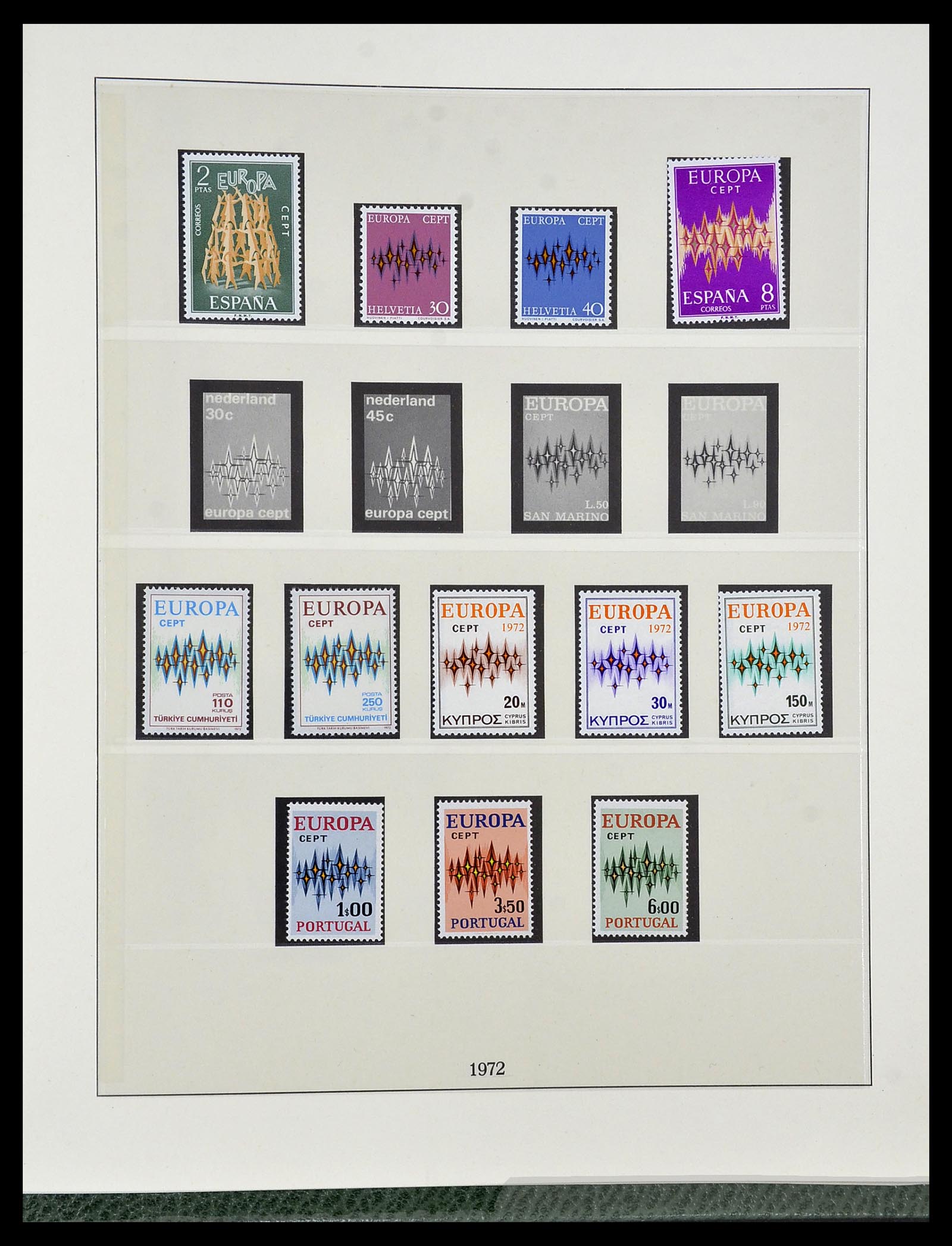 34174 041 - Postzegelverzameling 34174 Europa CEPT 1956-1999.