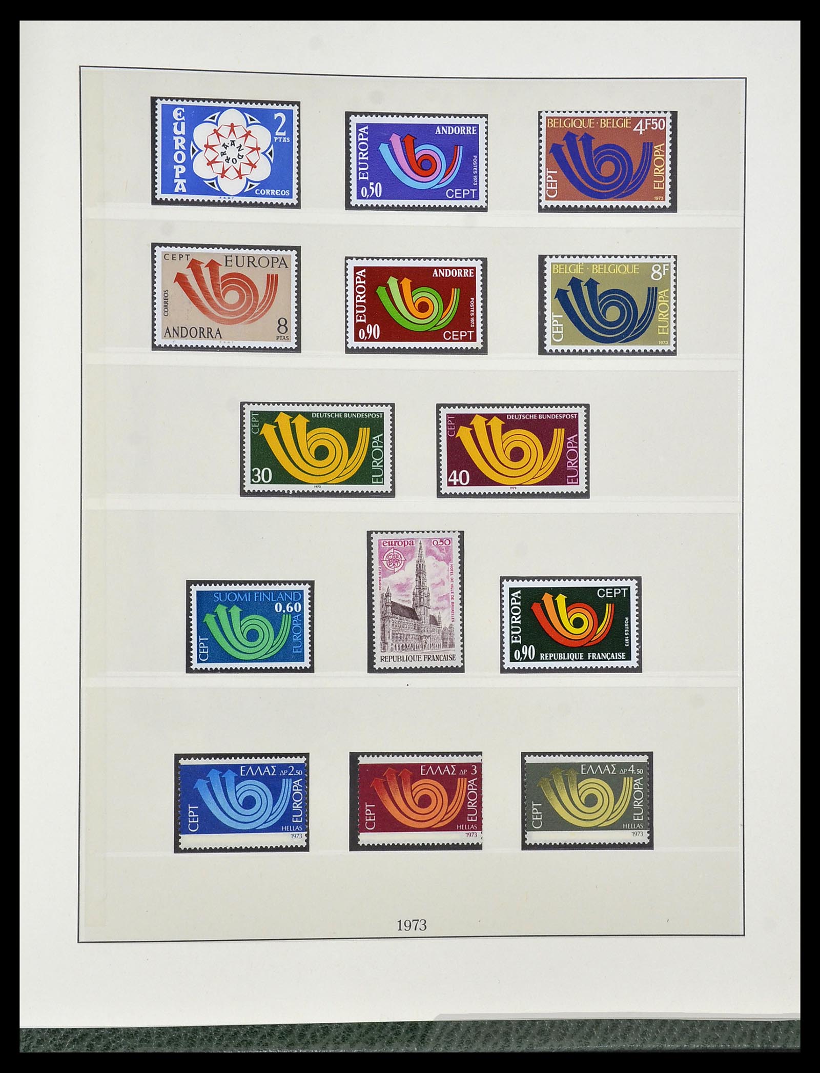 34174 042 - Postzegelverzameling 34174 Europa CEPT 1956-1999.