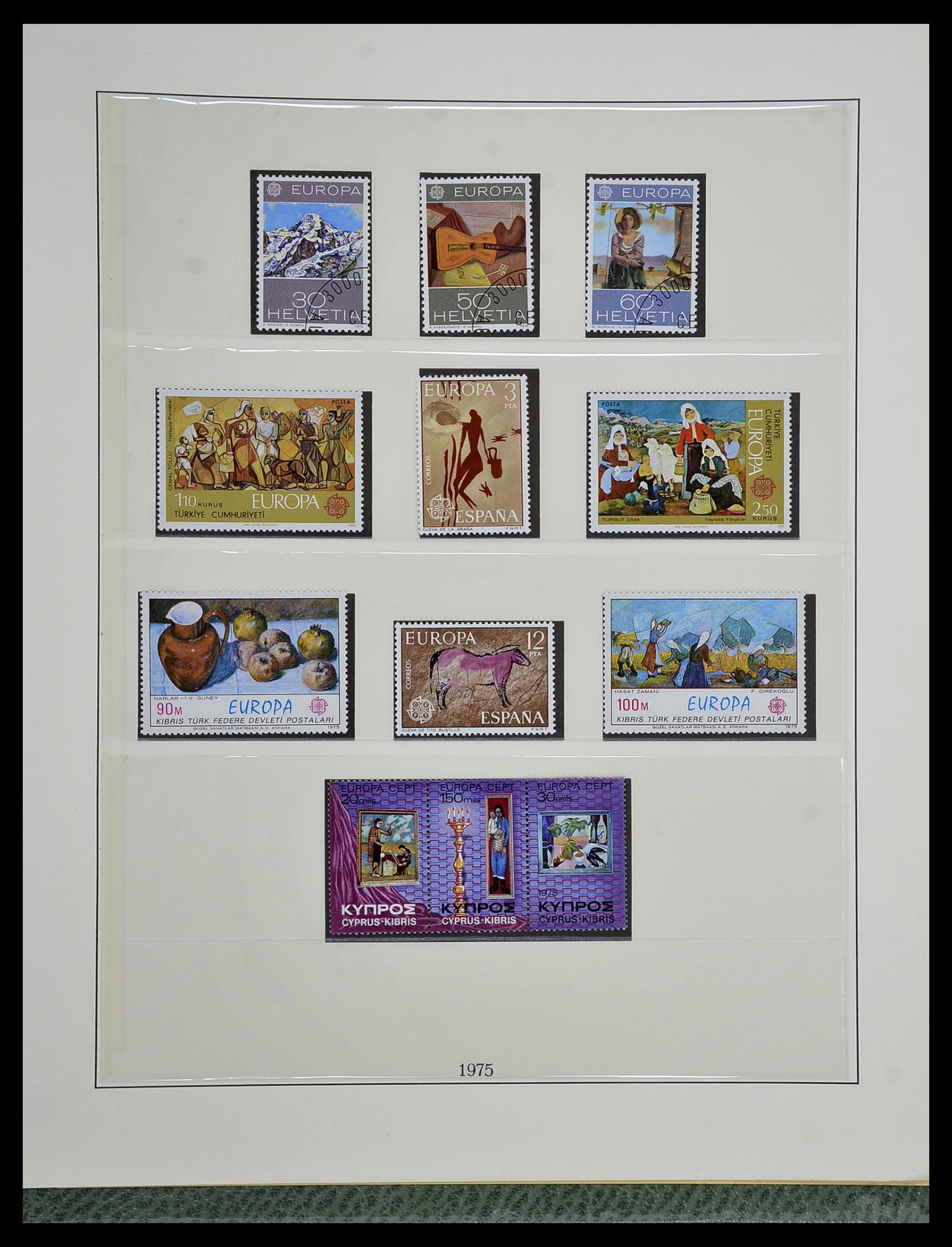 34174 055 - Postzegelverzameling 34174 Europa CEPT 1956-1999.