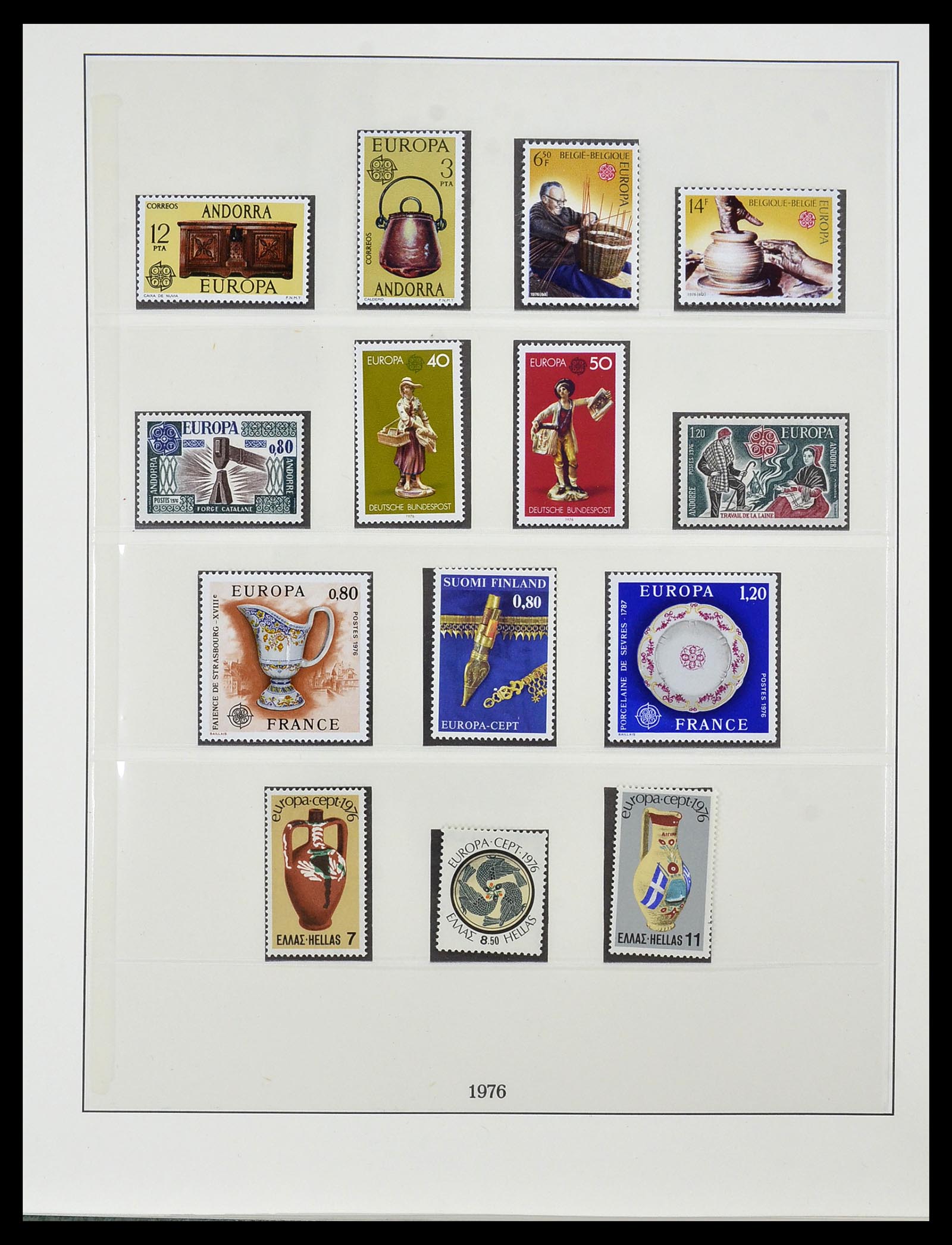 34174 056 - Postzegelverzameling 34174 Europa CEPT 1956-1999.