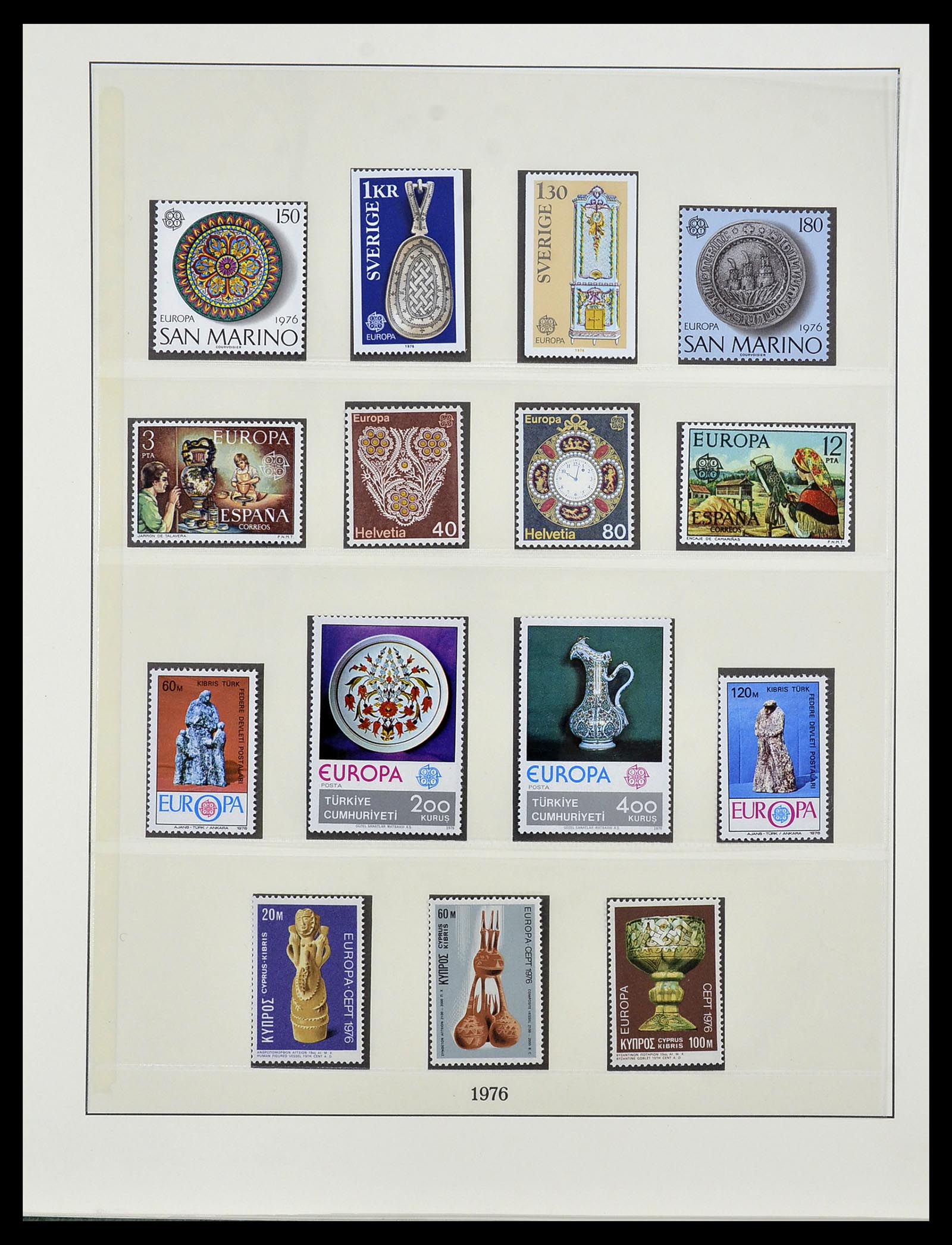 34174 060 - Postzegelverzameling 34174 Europa CEPT 1956-1999.