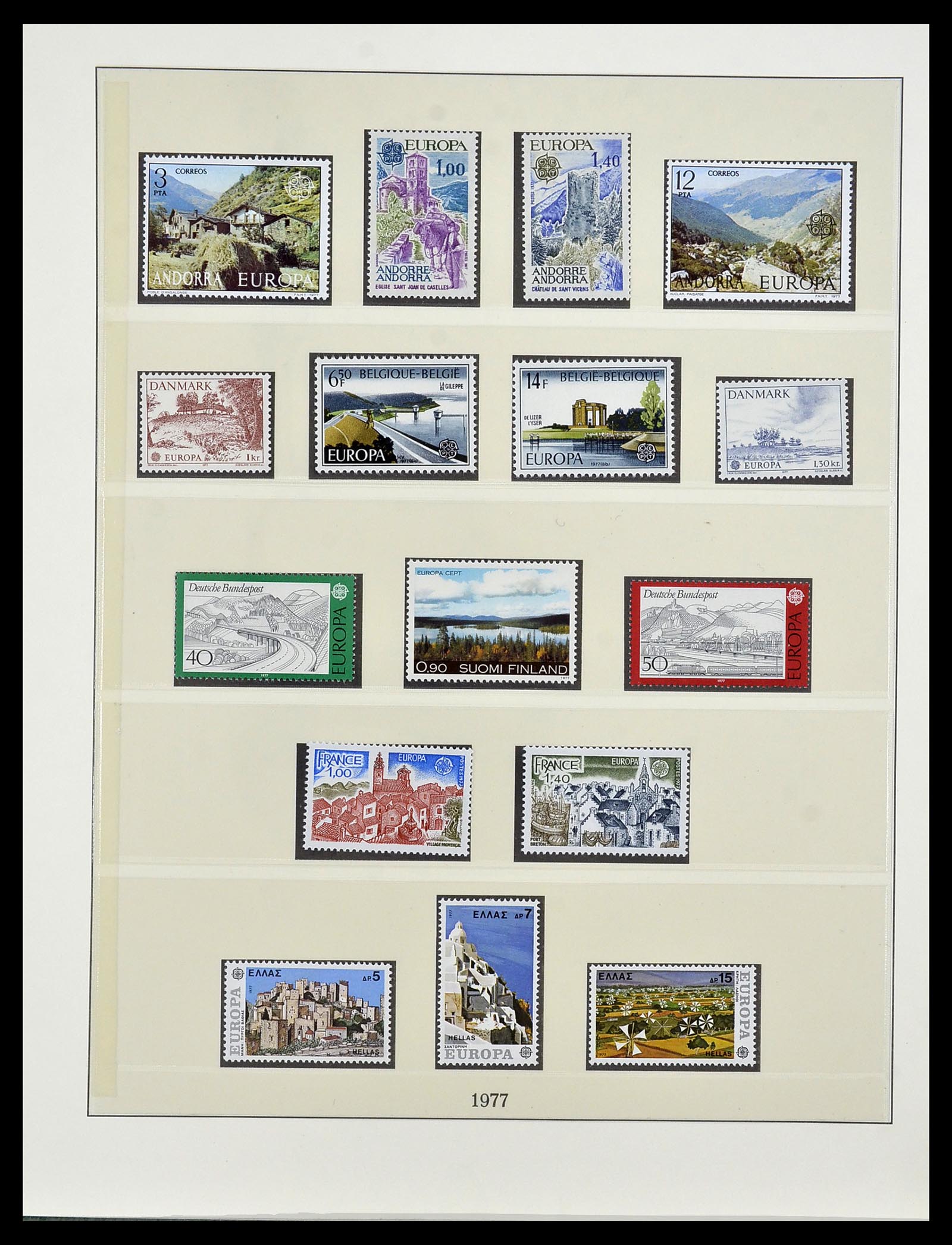 34174 061 - Postzegelverzameling 34174 Europa CEPT 1956-1999.