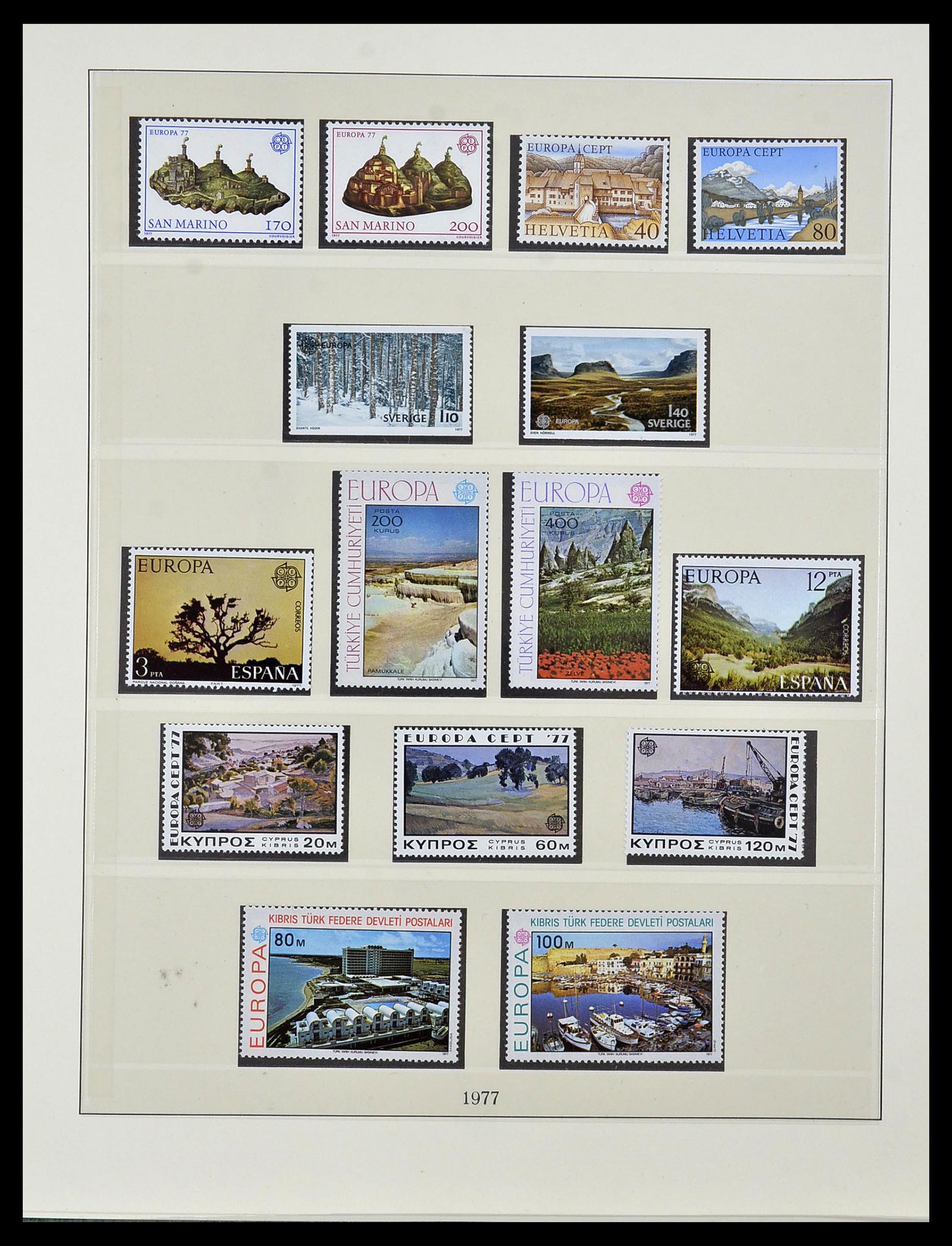 34174 066 - Postzegelverzameling 34174 Europa CEPT 1956-1999.