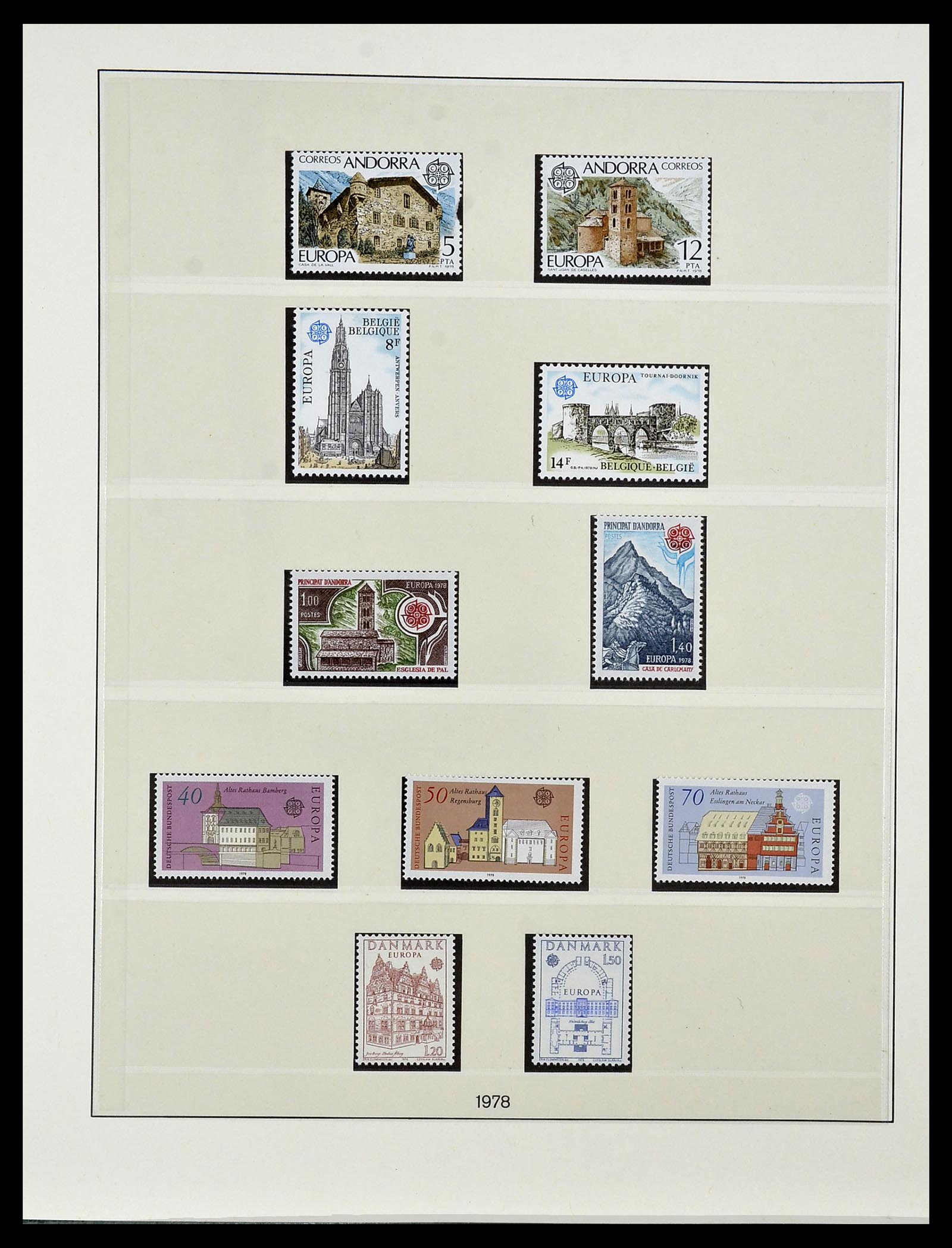 34174 067 - Postzegelverzameling 34174 Europa CEPT 1956-1999.