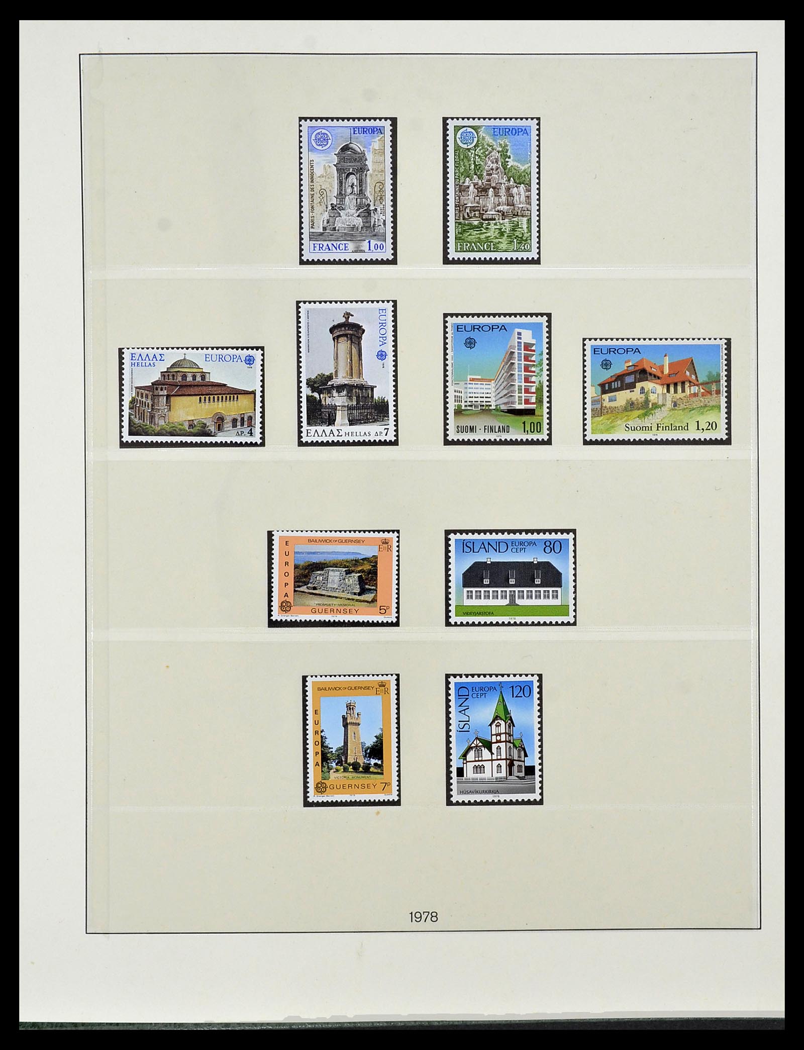 34174 068 - Postzegelverzameling 34174 Europa CEPT 1956-1999.