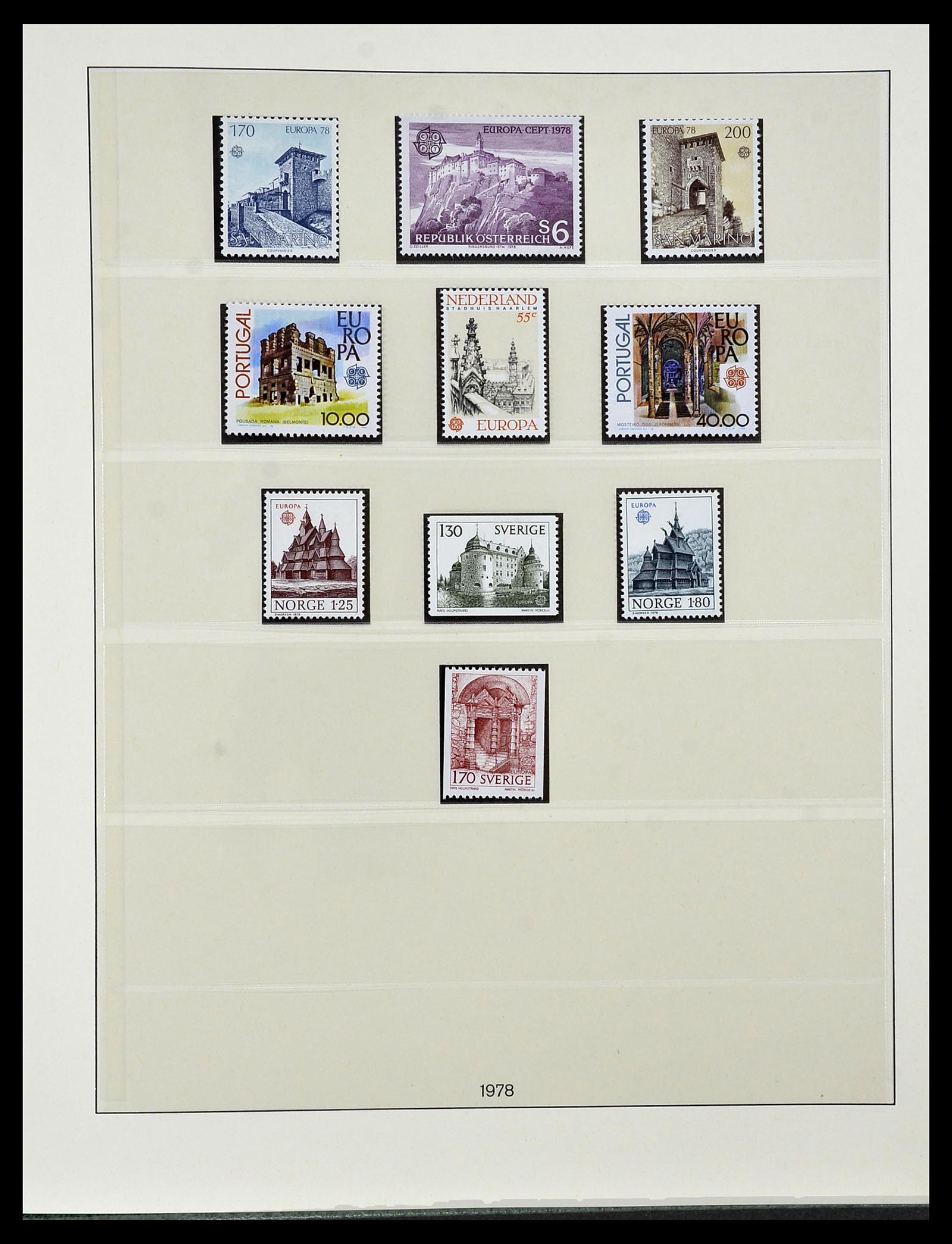 34174 072 - Postzegelverzameling 34174 Europa CEPT 1956-1999.