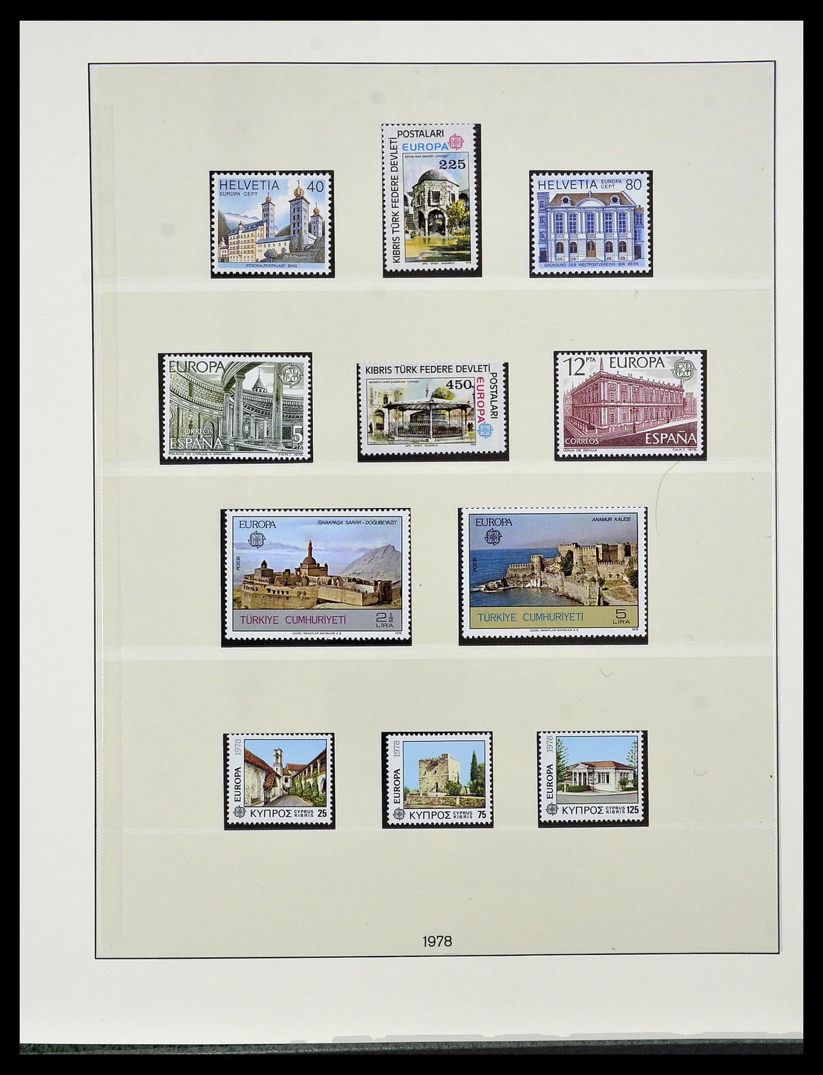 34174 074 - Postzegelverzameling 34174 Europa CEPT 1956-1999.