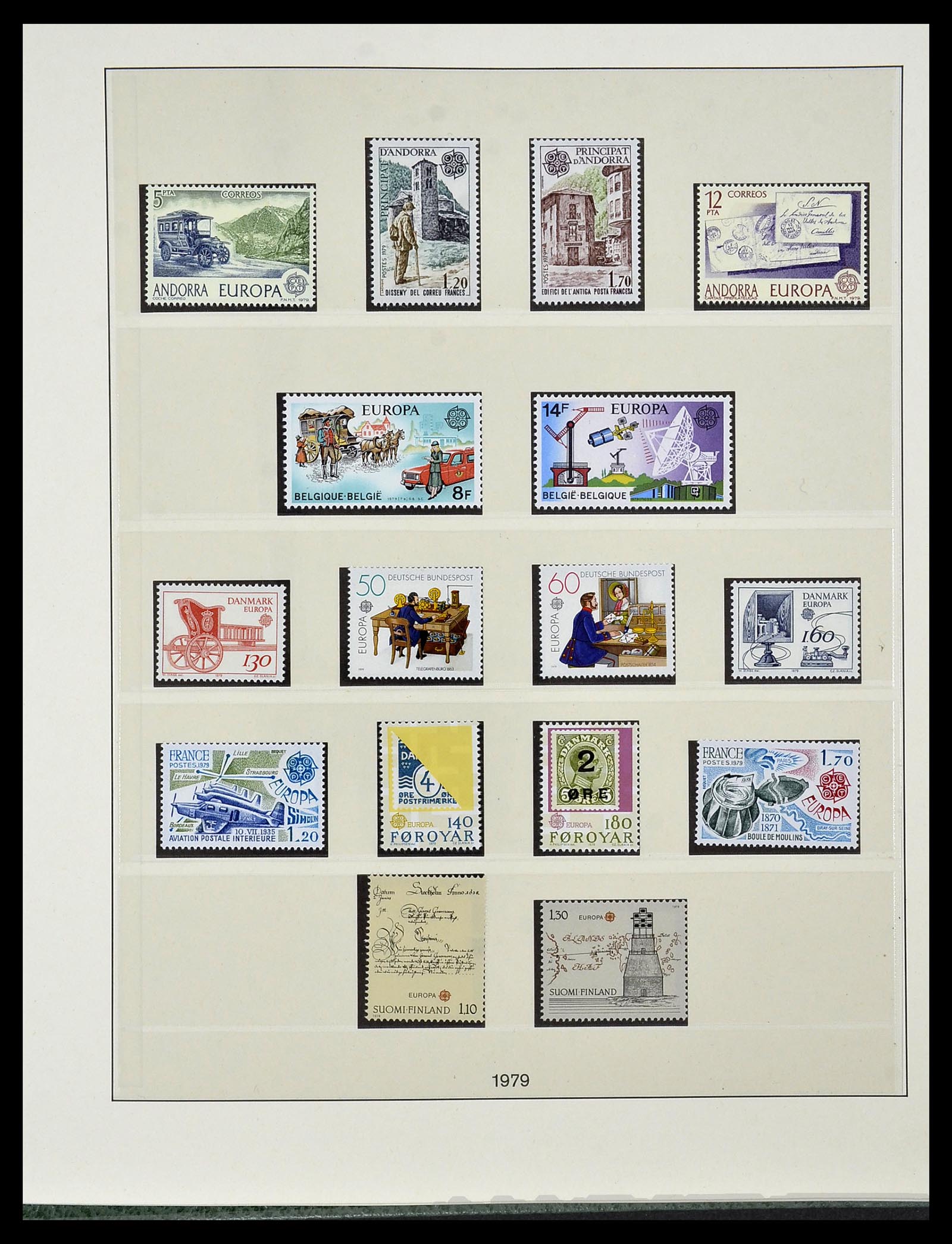 34174 075 - Postzegelverzameling 34174 Europa CEPT 1956-1999.