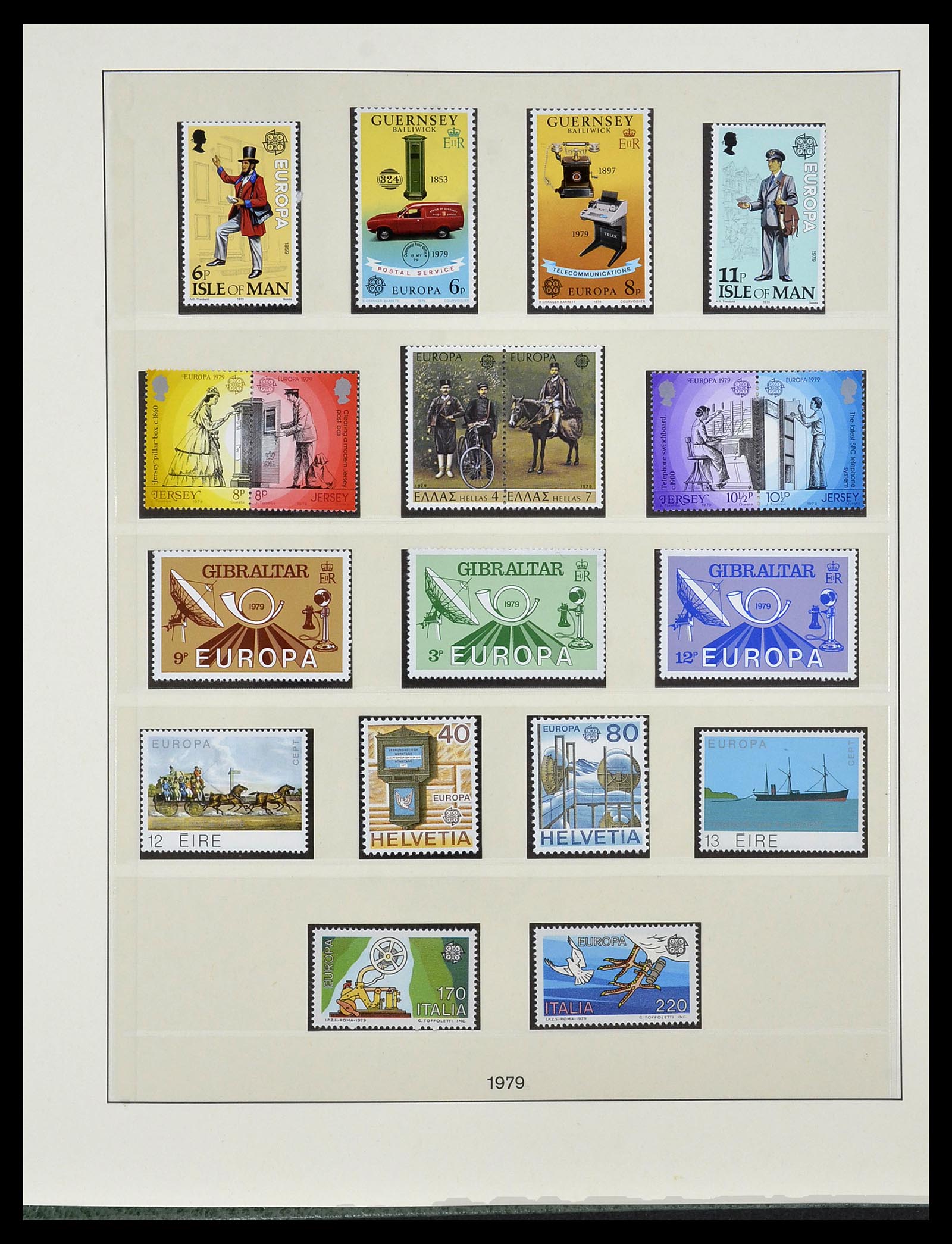 34174 076 - Postzegelverzameling 34174 Europa CEPT 1956-1999.