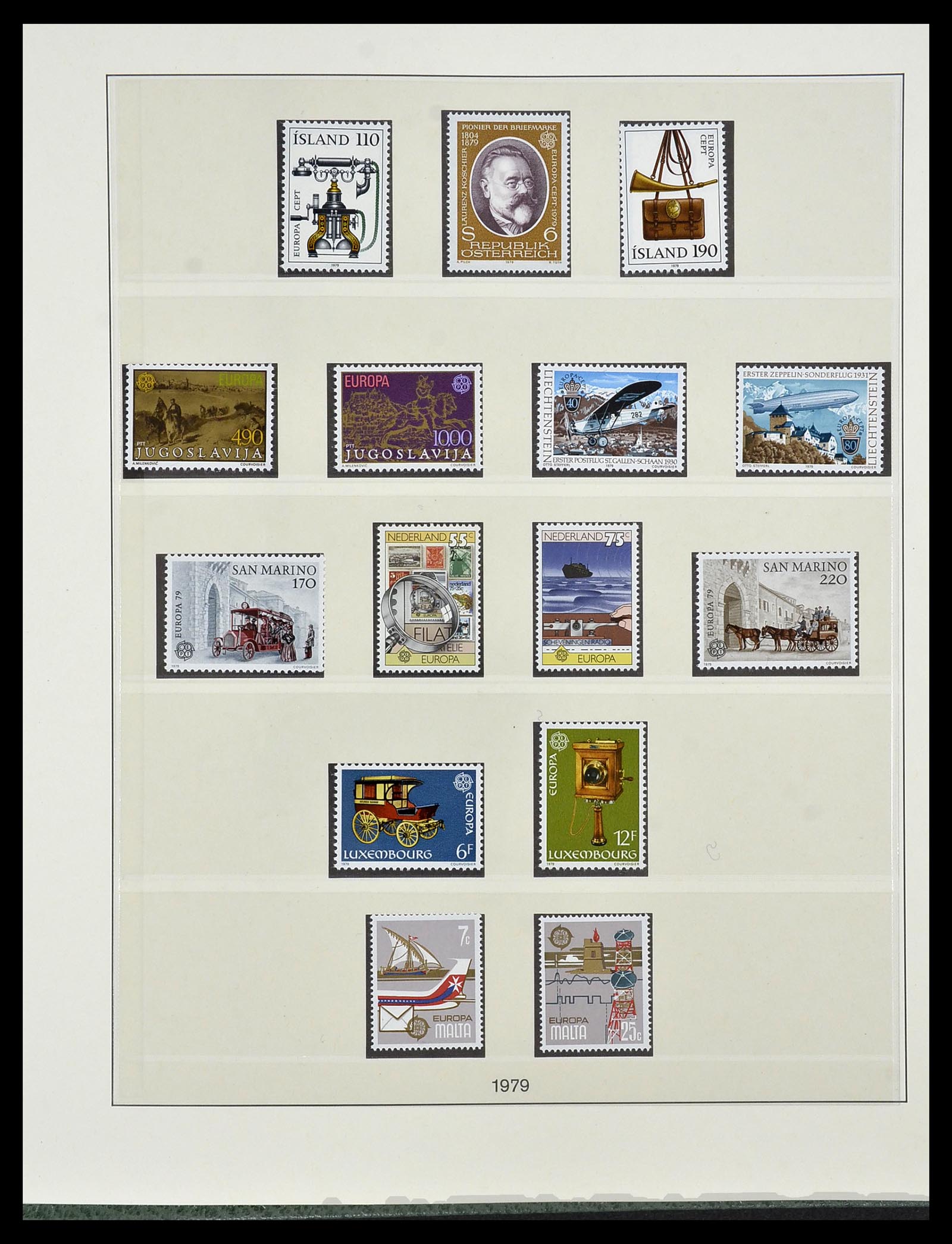 34174 077 - Postzegelverzameling 34174 Europa CEPT 1956-1999.