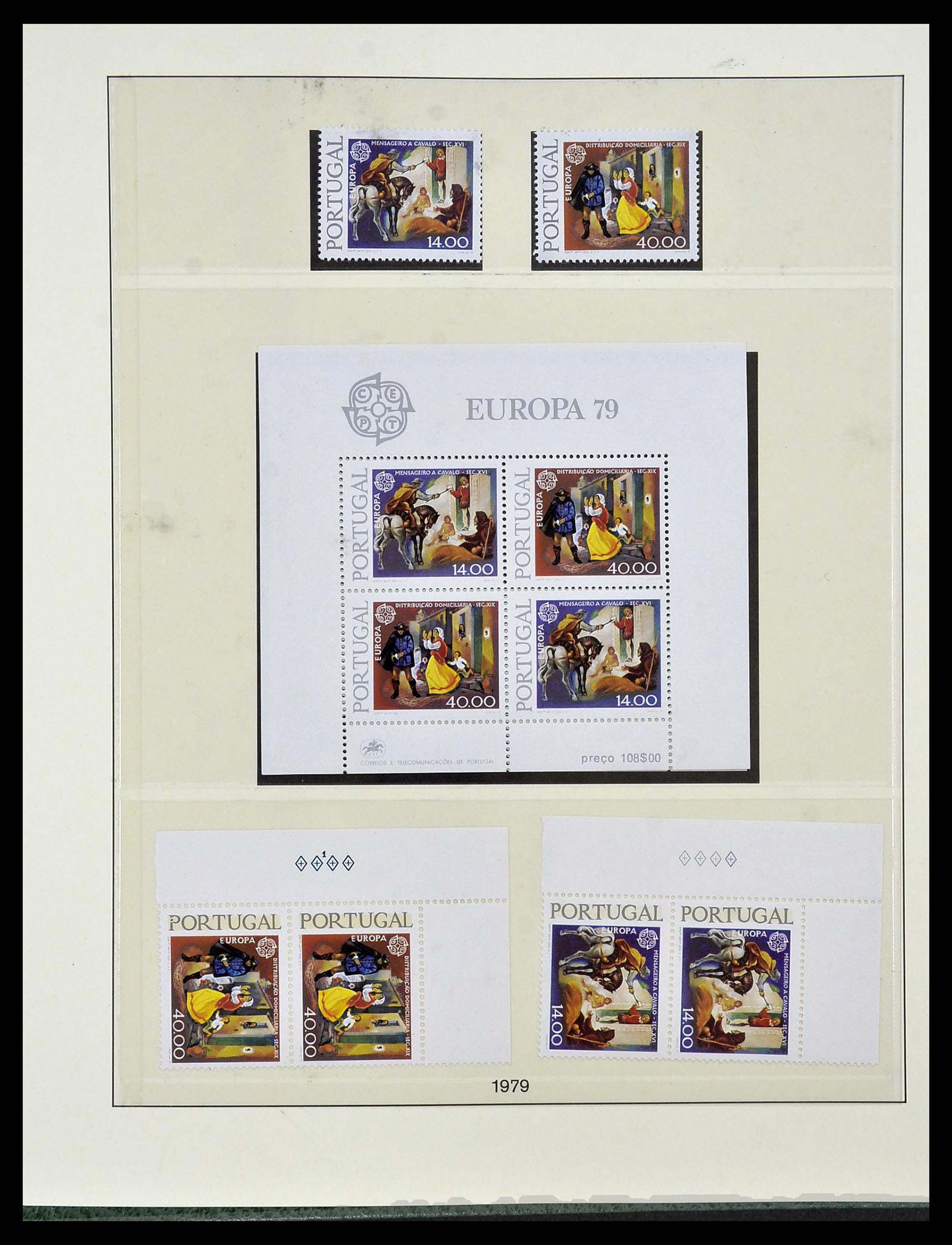 34174 079 - Postzegelverzameling 34174 Europa CEPT 1956-1999.