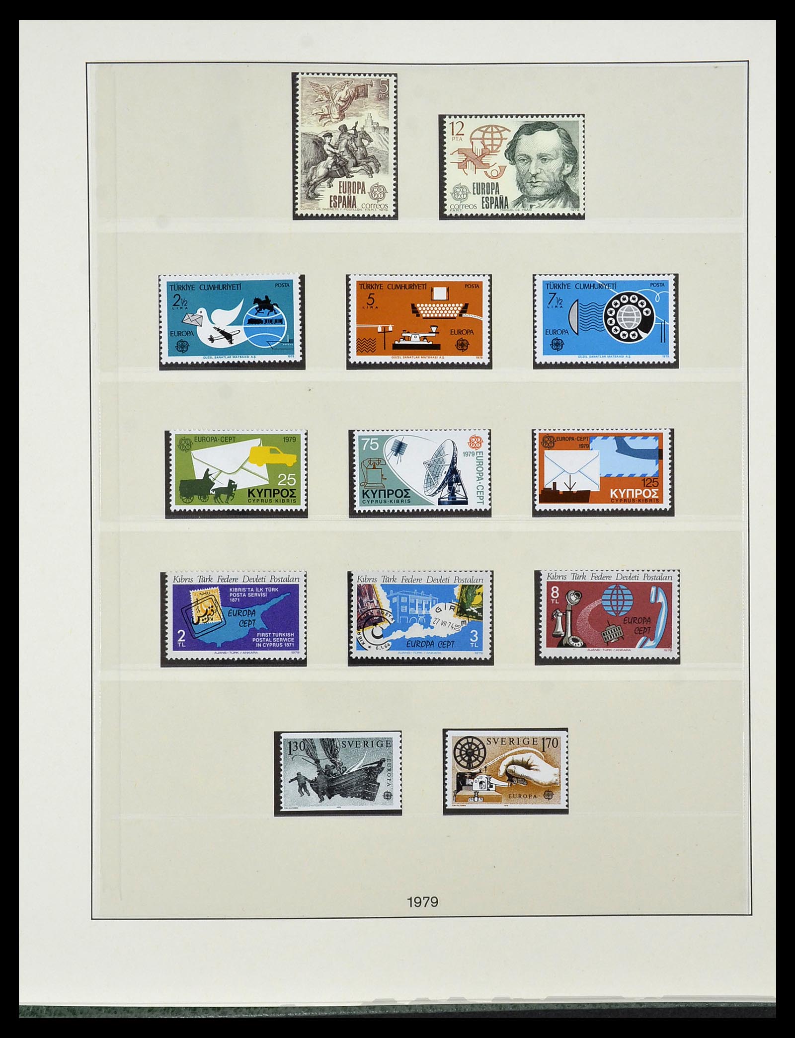34174 080 - Postzegelverzameling 34174 Europa CEPT 1956-1999.