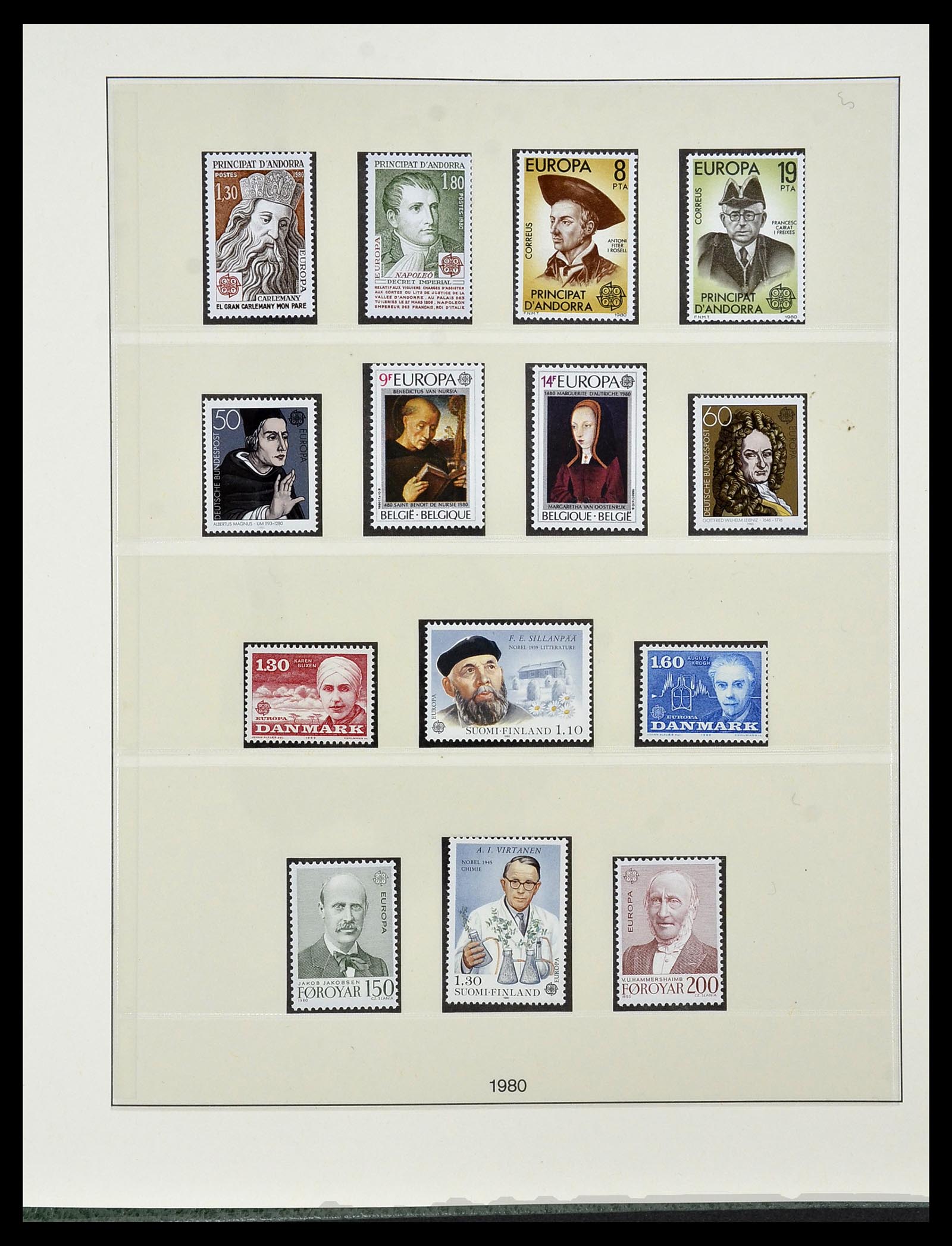 34174 081 - Postzegelverzameling 34174 Europa CEPT 1956-1999.