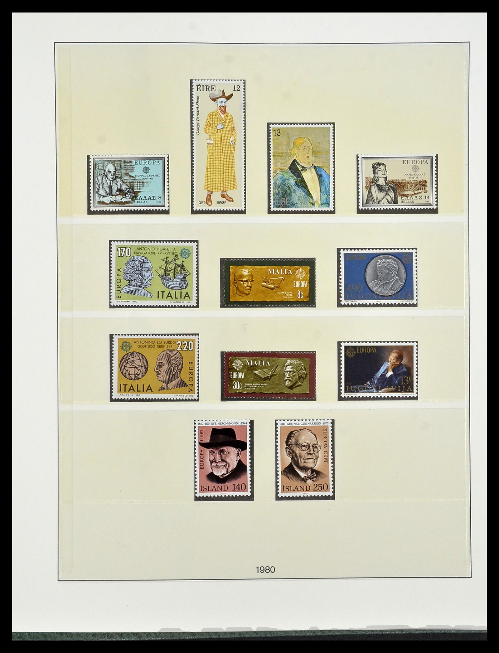 34174 084 - Postzegelverzameling 34174 Europa CEPT 1956-1999.