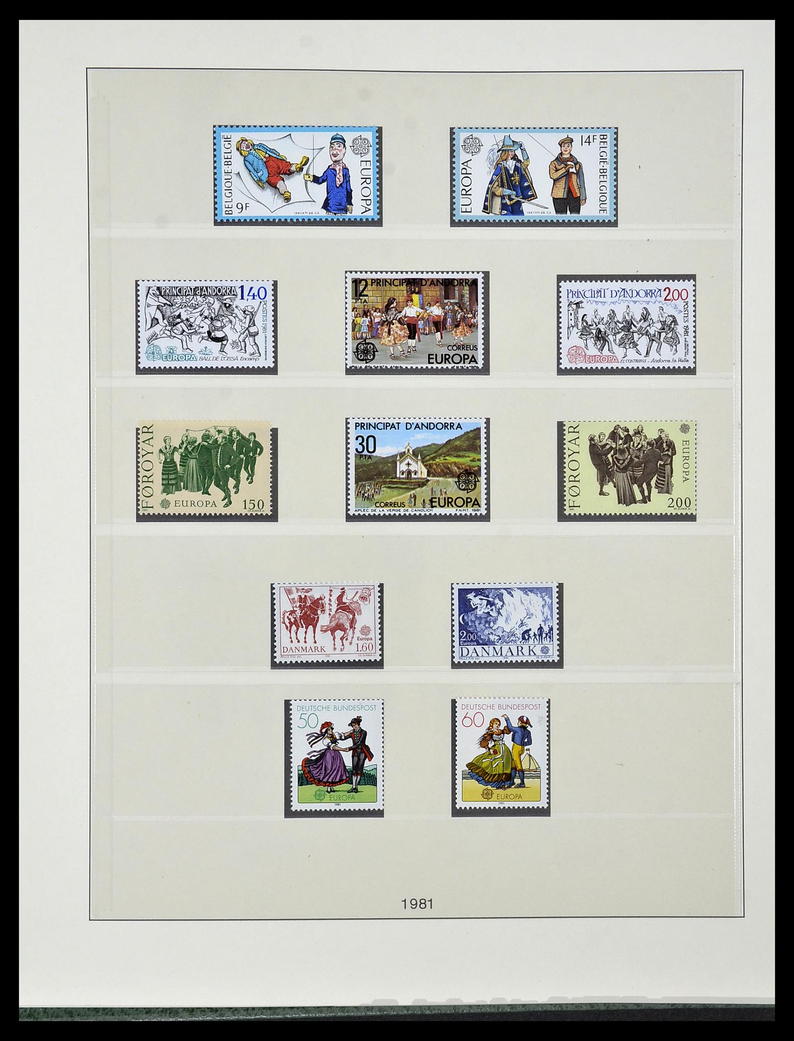 34174 089 - Postzegelverzameling 34174 Europa CEPT 1956-1999.