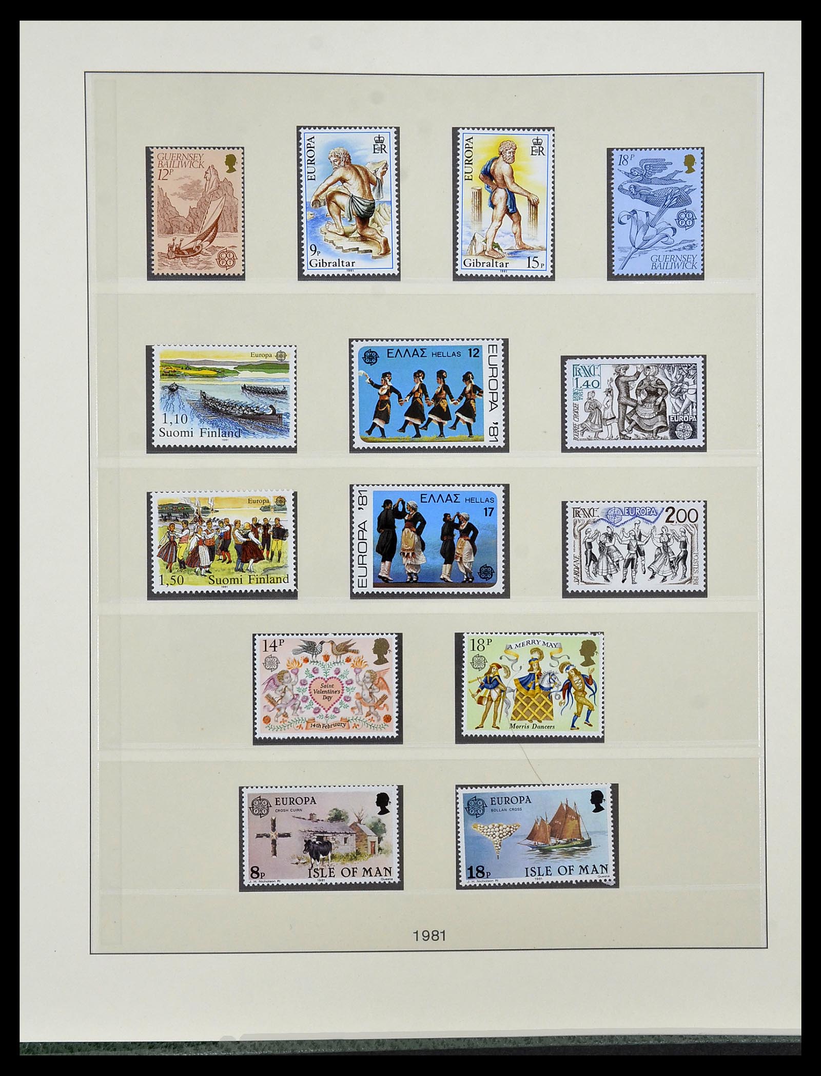 34174 090 - Postzegelverzameling 34174 Europa CEPT 1956-1999.