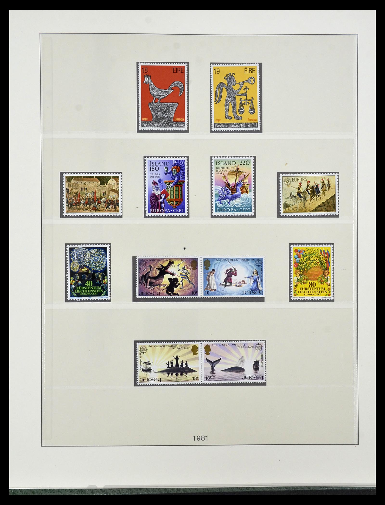 34174 091 - Postzegelverzameling 34174 Europa CEPT 1956-1999.