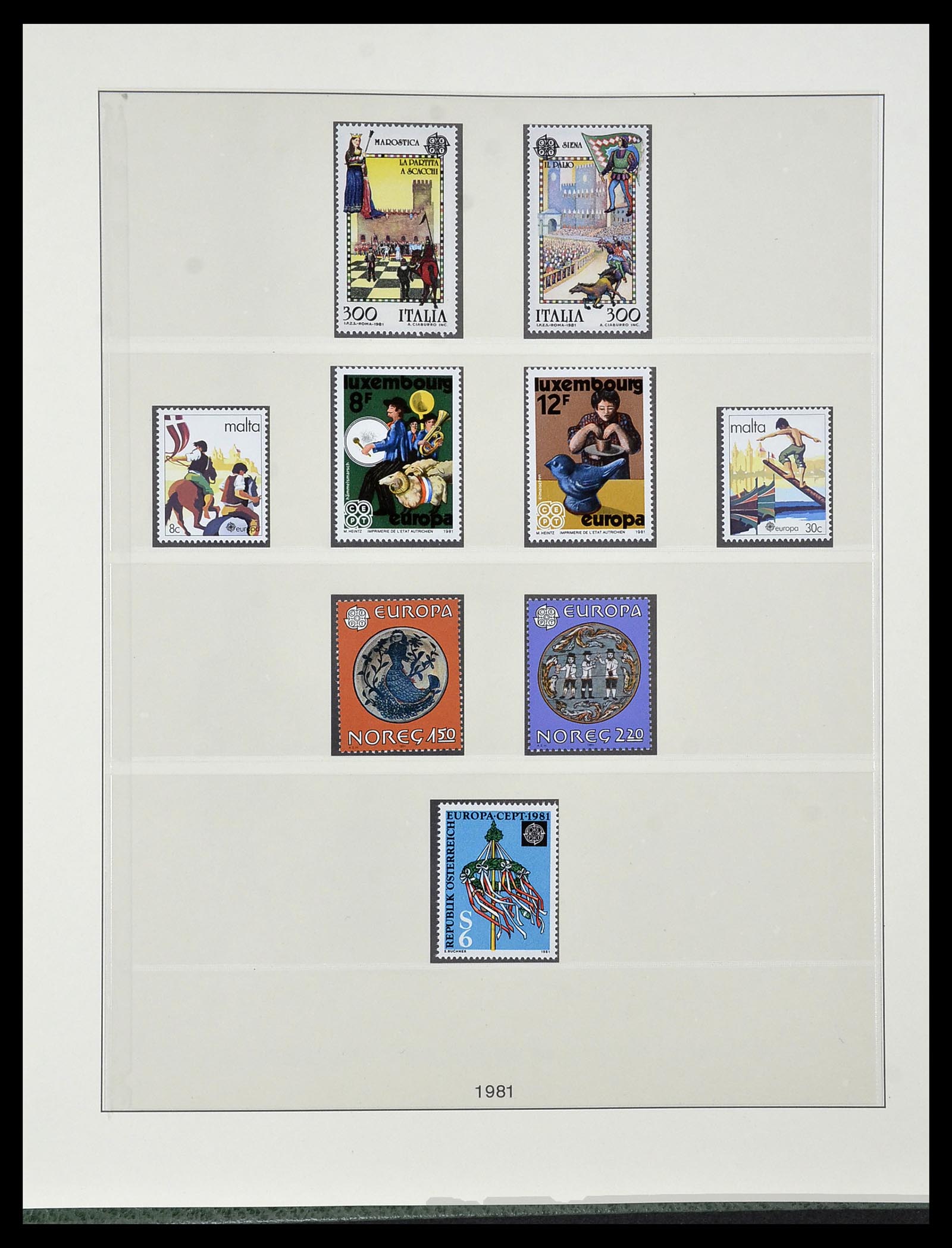 34174 092 - Postzegelverzameling 34174 Europa CEPT 1956-1999.