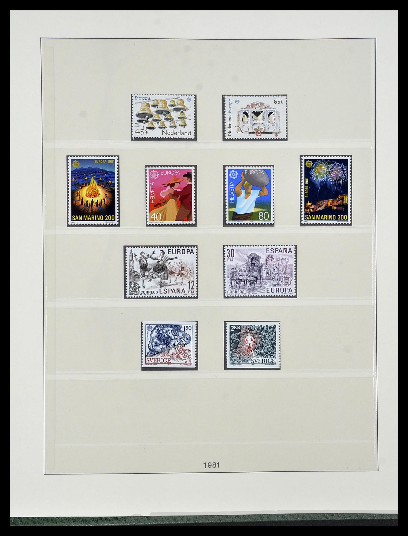 34174 096 - Postzegelverzameling 34174 Europa CEPT 1956-1999.