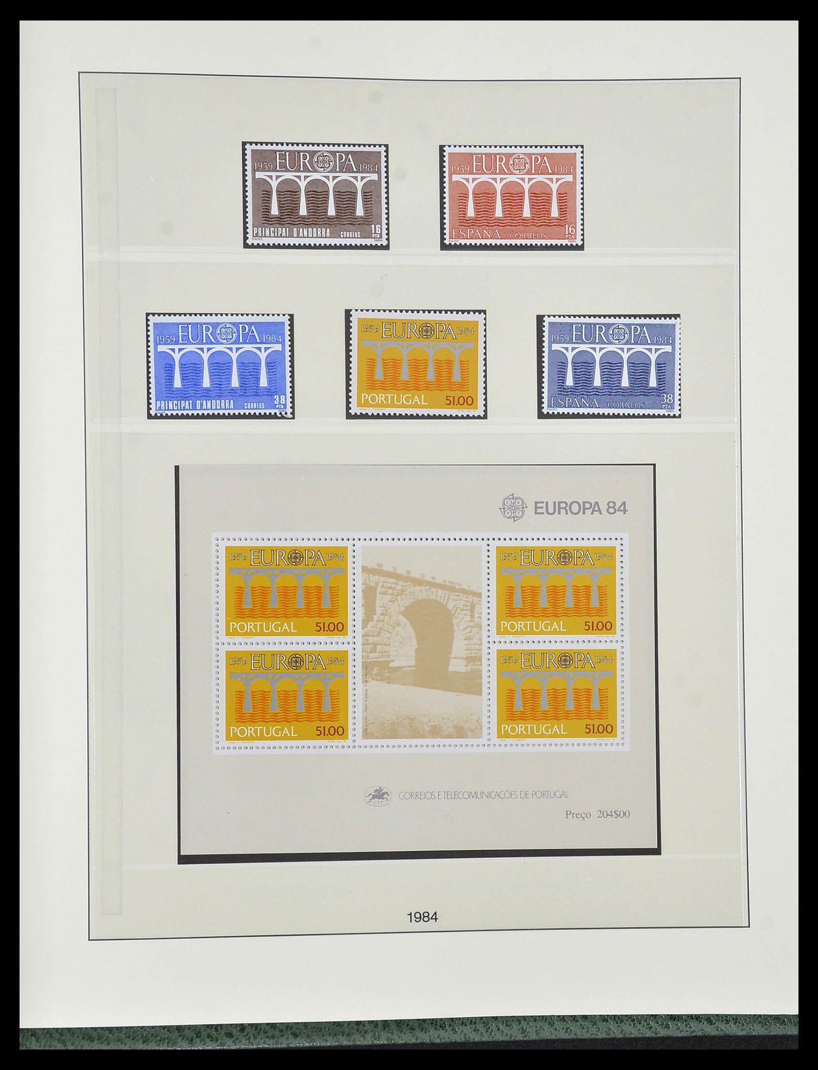 34174 121 - Postzegelverzameling 34174 Europa CEPT 1956-1999.