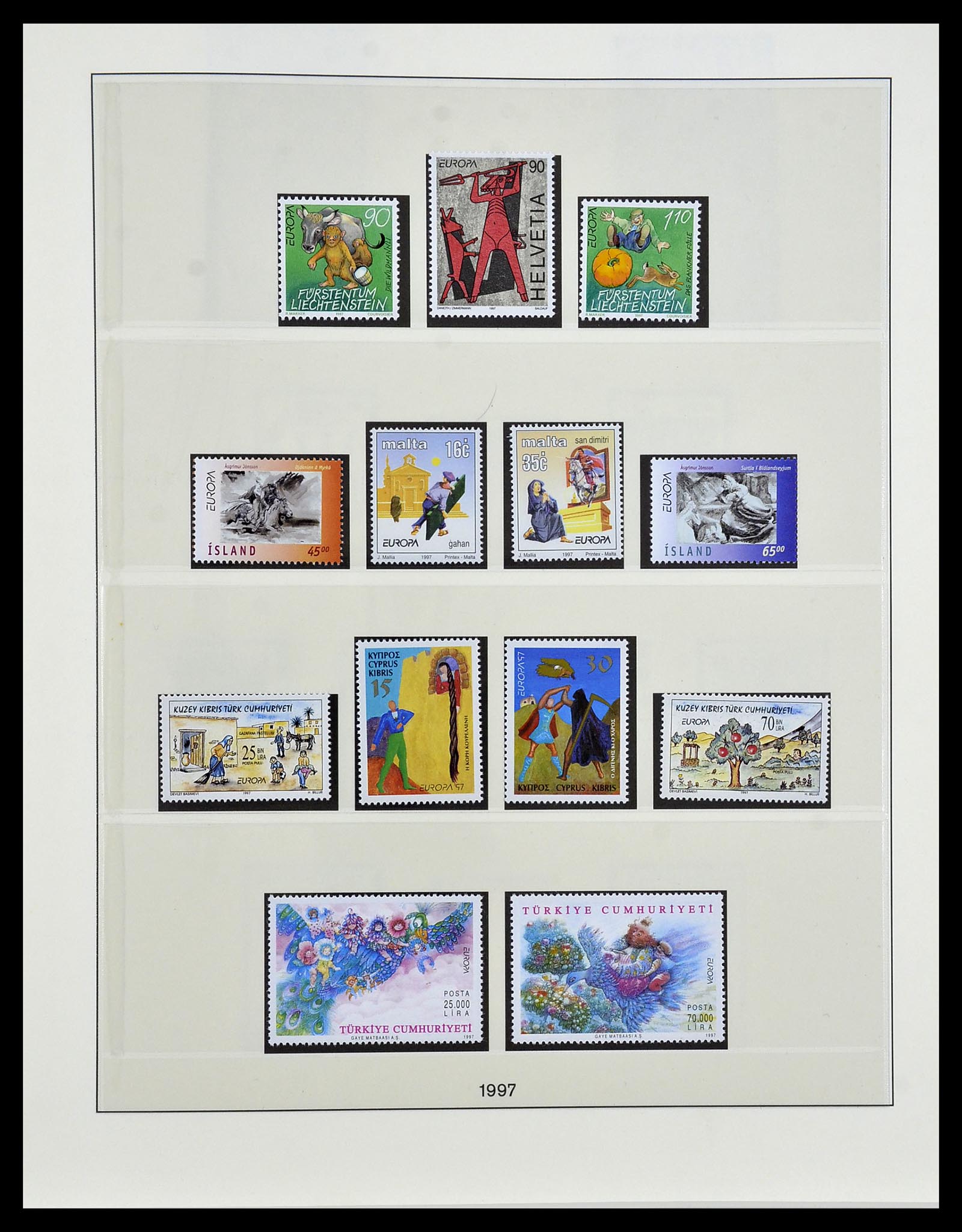 34174 269 - Postzegelverzameling 34174 Europa CEPT 1956-1999.