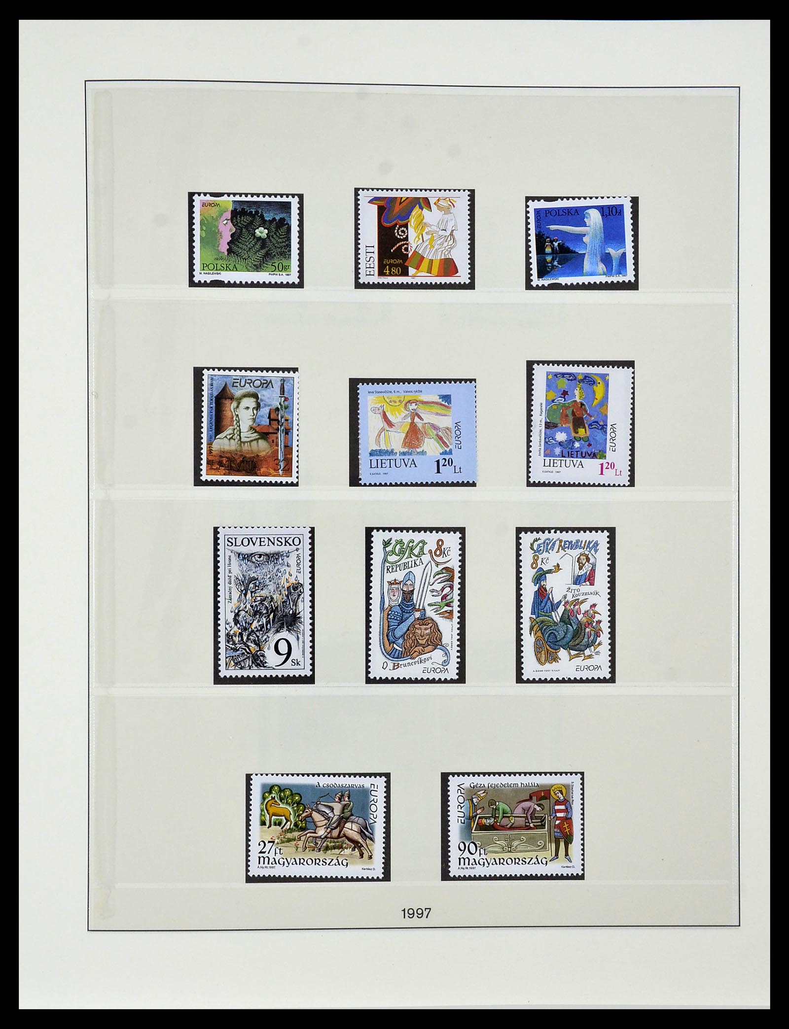 34174 272 - Postzegelverzameling 34174 Europa CEPT 1956-1999.