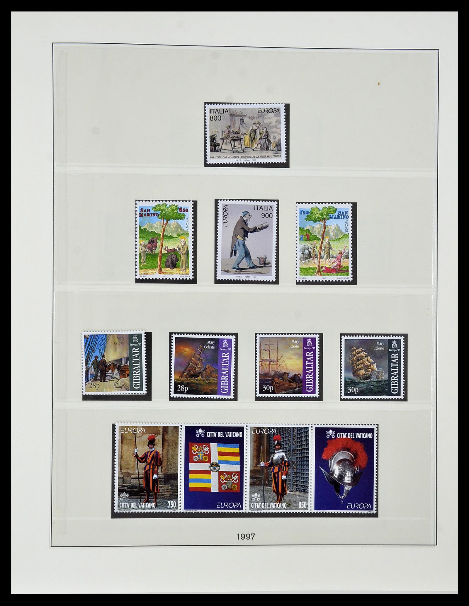 34174 278 - Postzegelverzameling 34174 Europa CEPT 1956-1999.