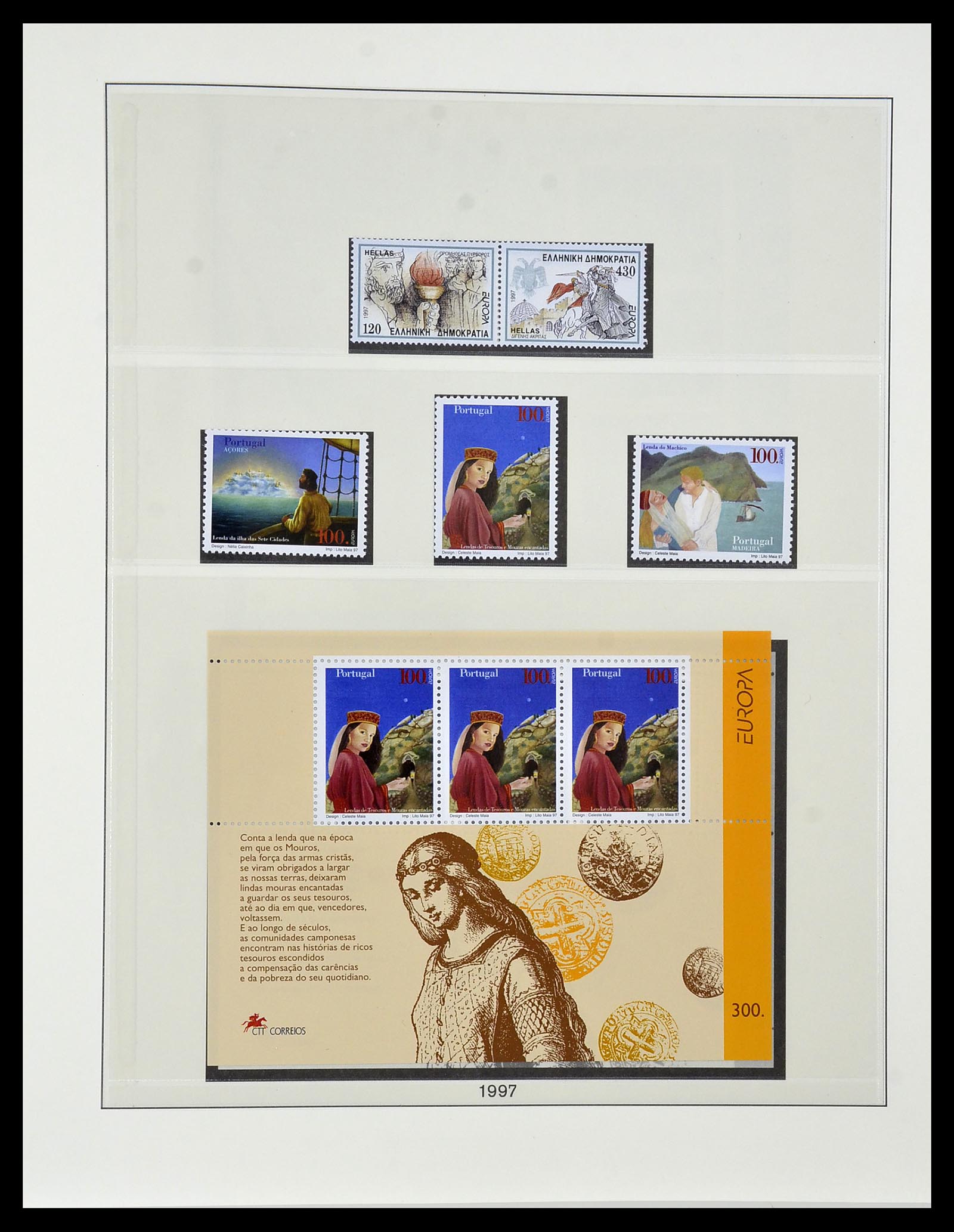 34174 279 - Postzegelverzameling 34174 Europa CEPT 1956-1999.
