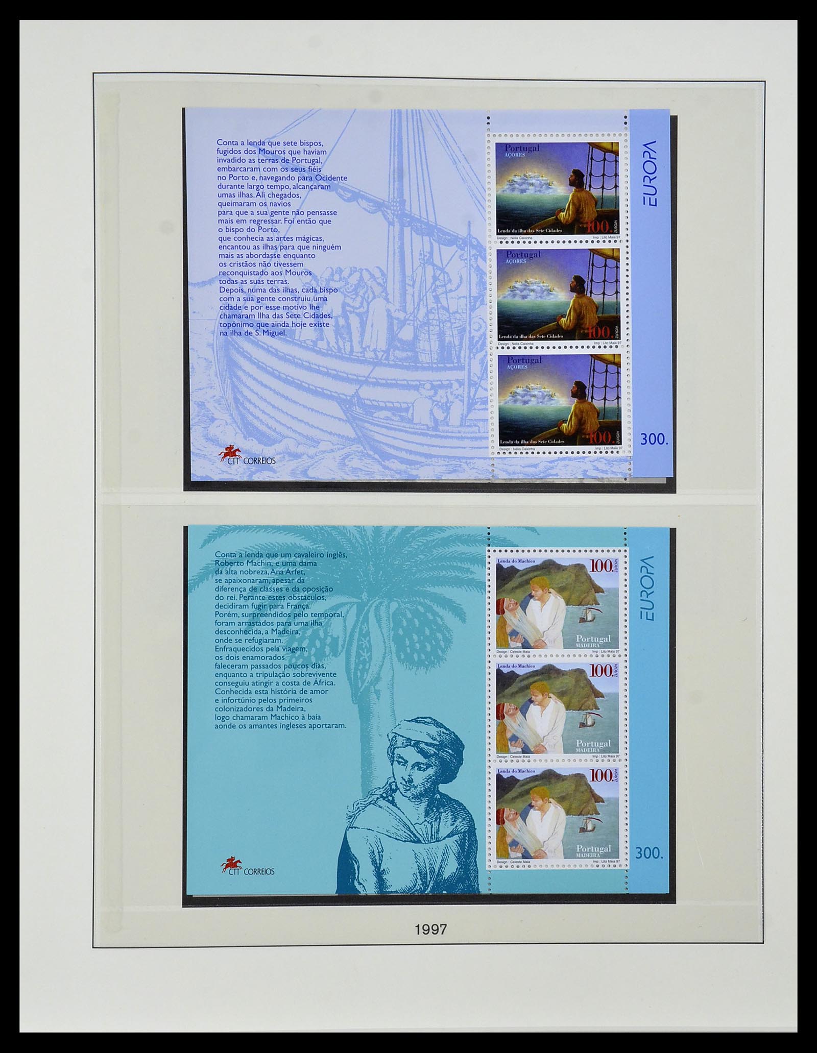 34174 280 - Postzegelverzameling 34174 Europa CEPT 1956-1999.