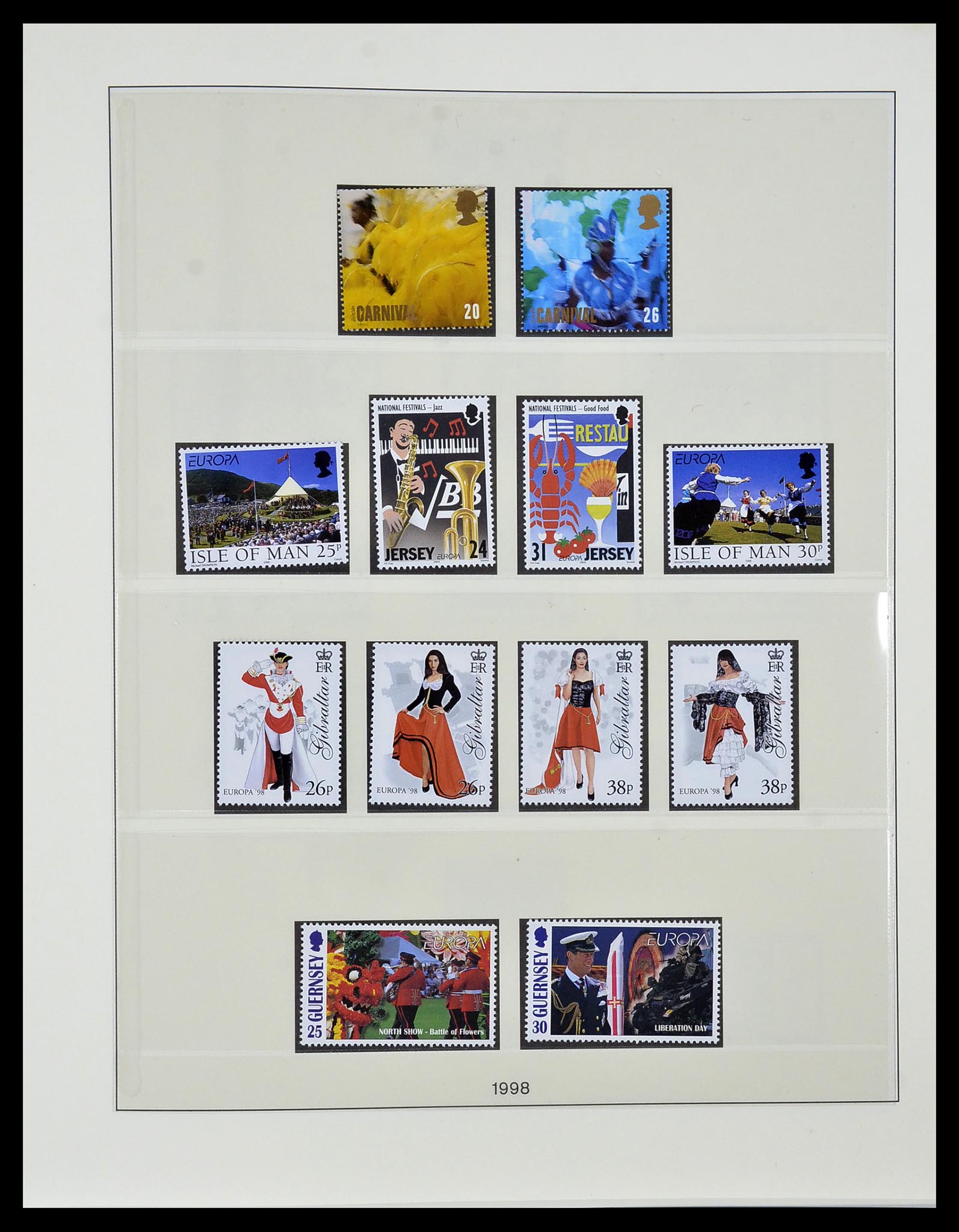 34174 282 - Postzegelverzameling 34174 Europa CEPT 1956-1999.