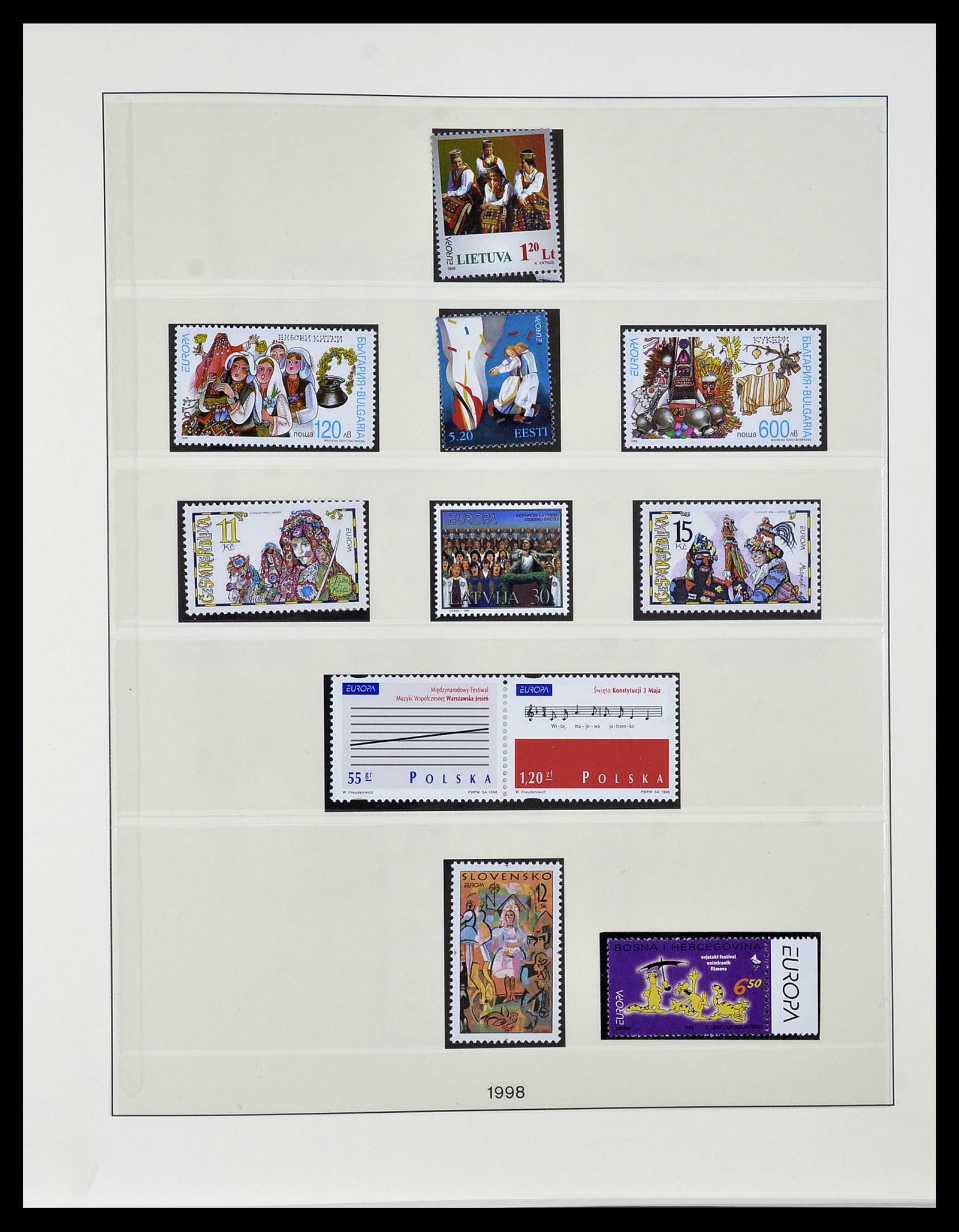 34174 283 - Postzegelverzameling 34174 Europa CEPT 1956-1999.